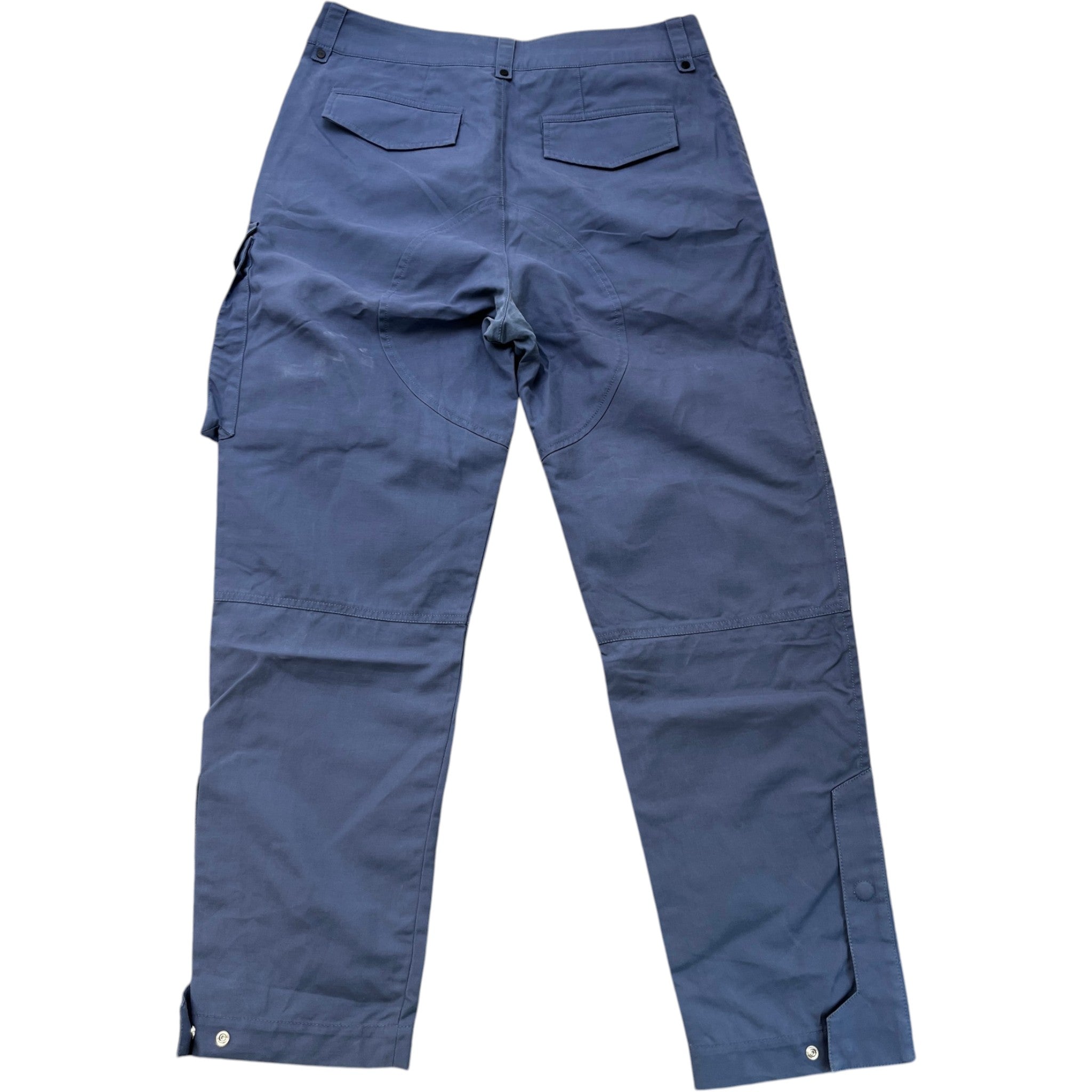 Men's Buckle Detail Cargos Blue Size IT 46 / UK 30