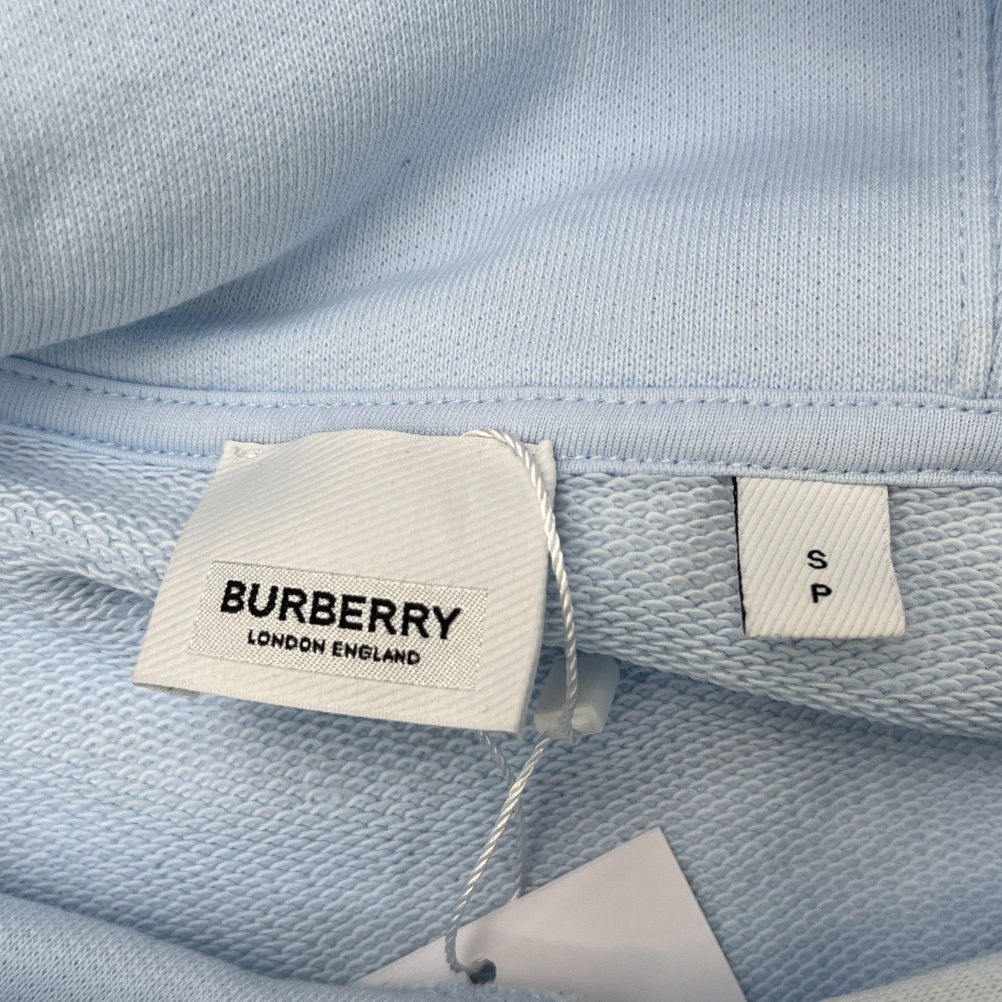 Men's Horeferry Print Hoodie Blue Size S