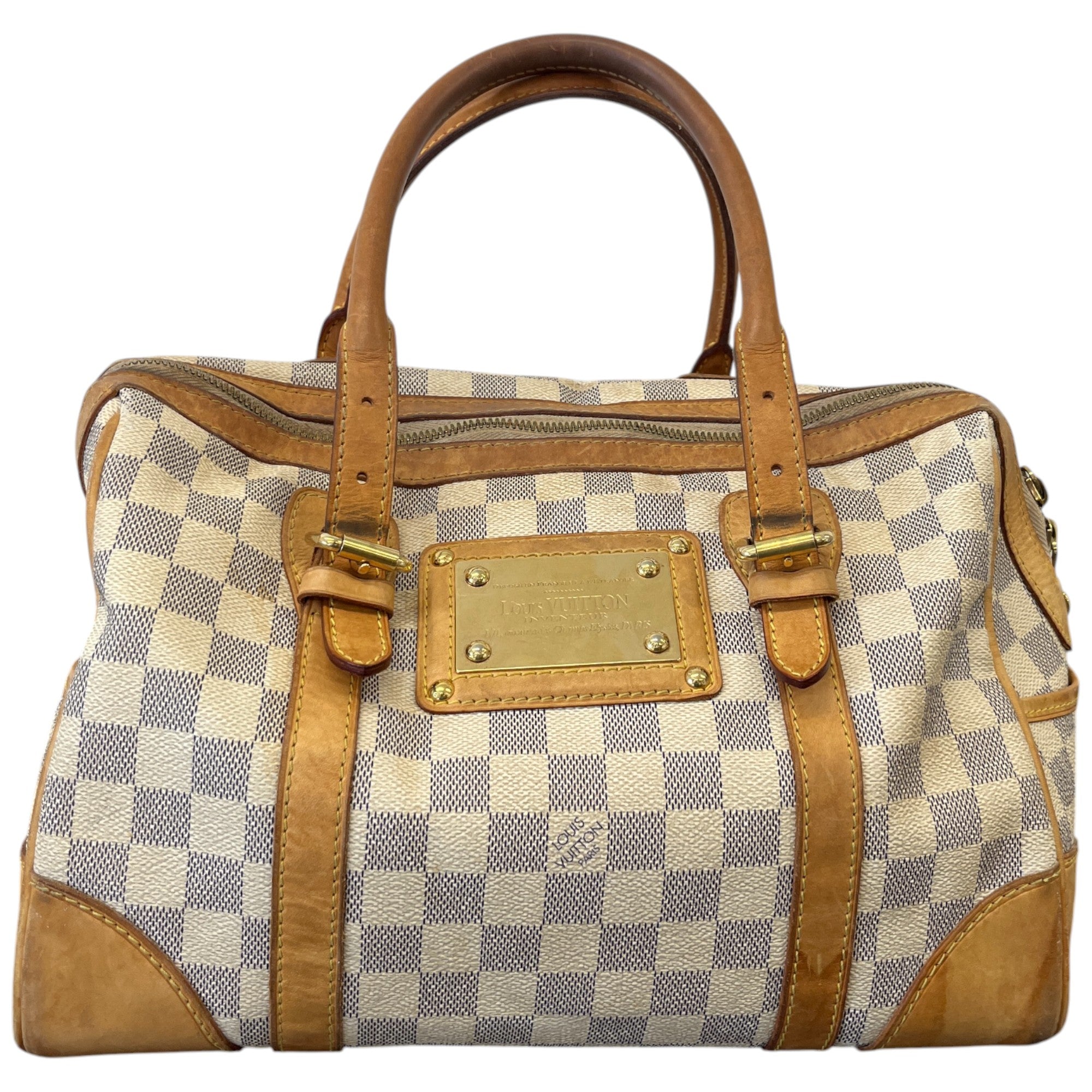 Women's Berkeley Damier Azur Bag Beige