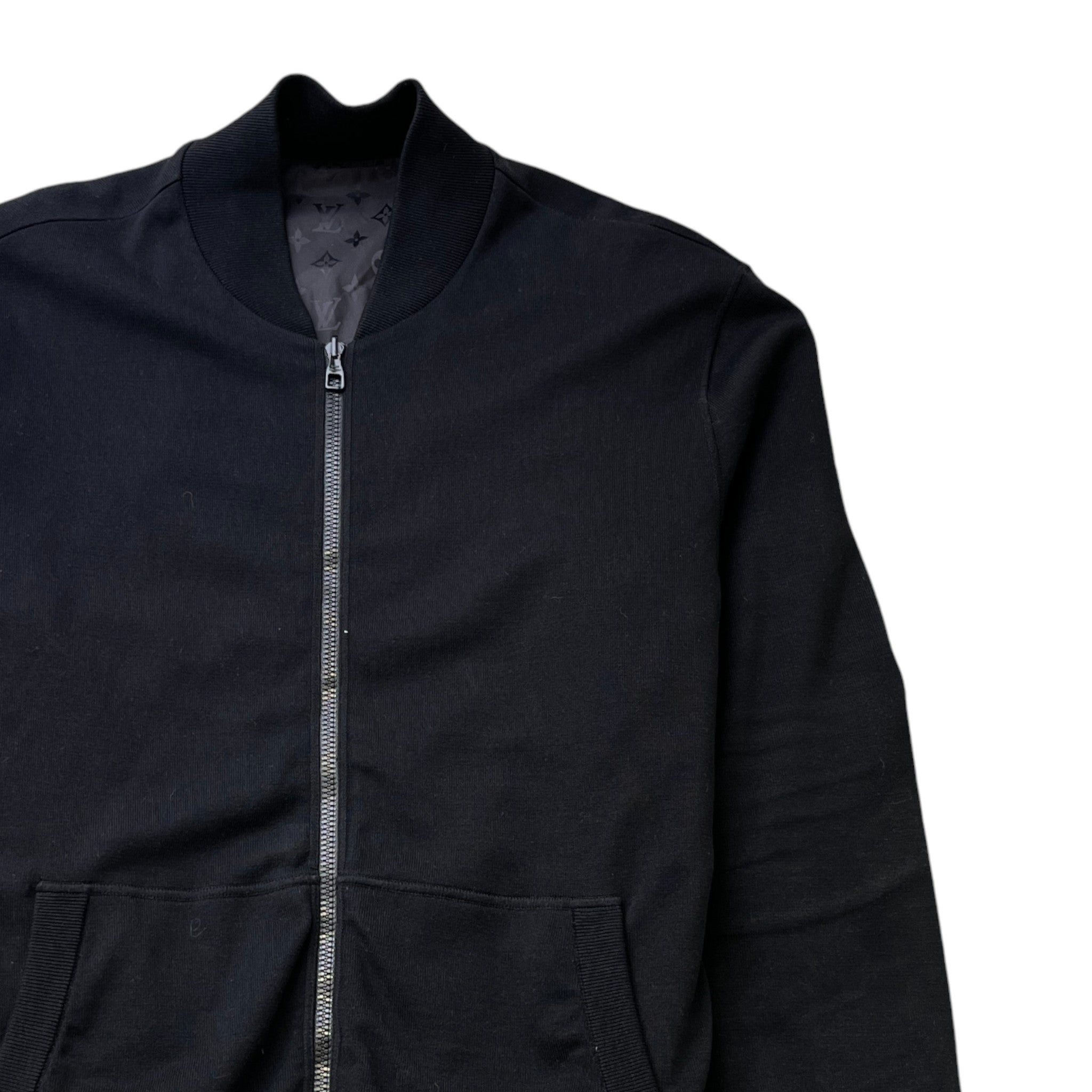 Men's Monogram Reversible Light Bomber Jacket Black Size XL