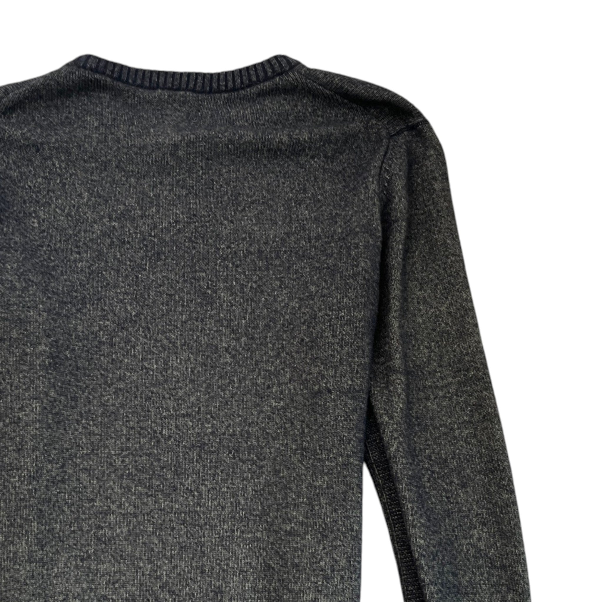 Men's Fleece Knit Signature Lens Jumper Grey Size IT 52 / UK XL