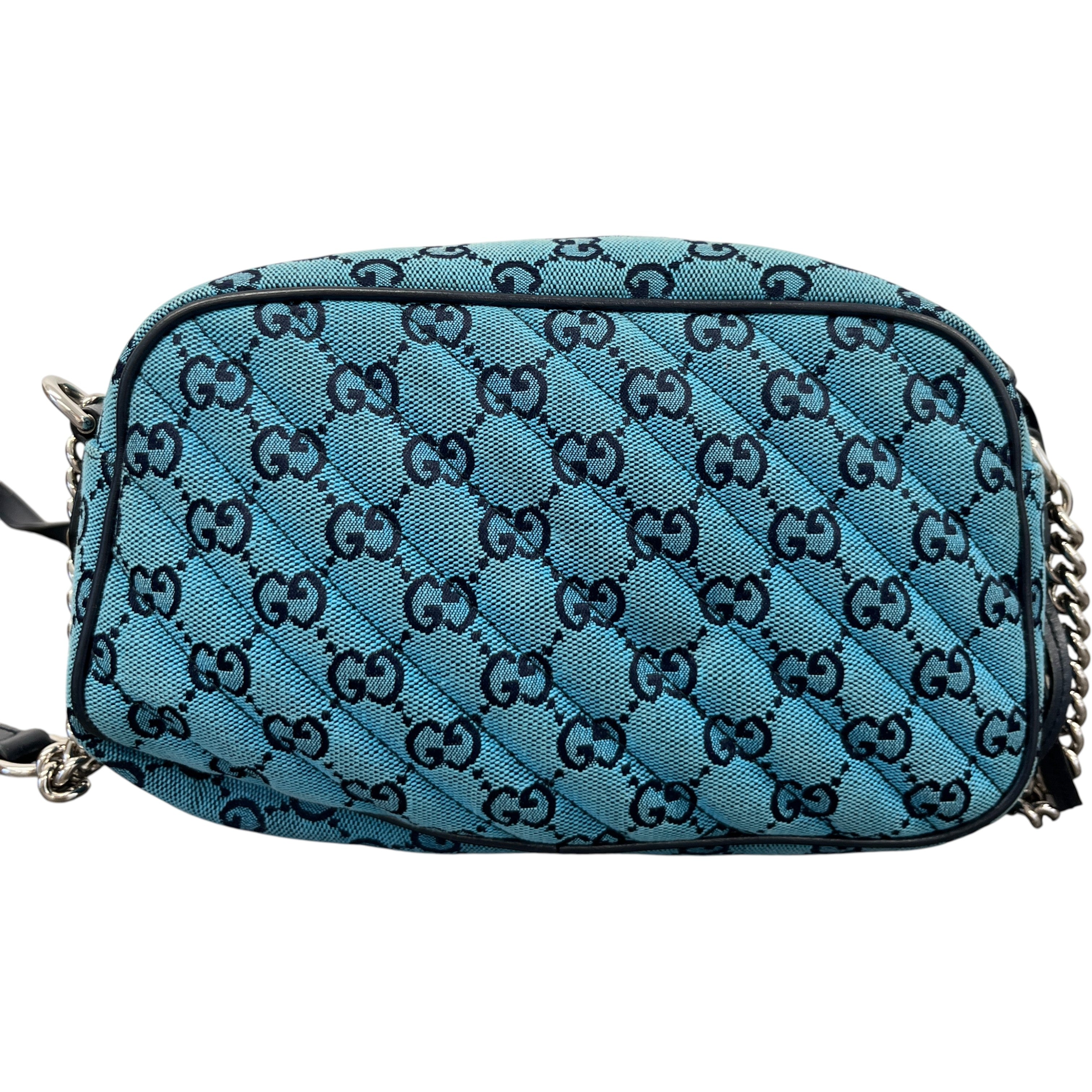 Women's Gg Marmont Camera Bag Blue