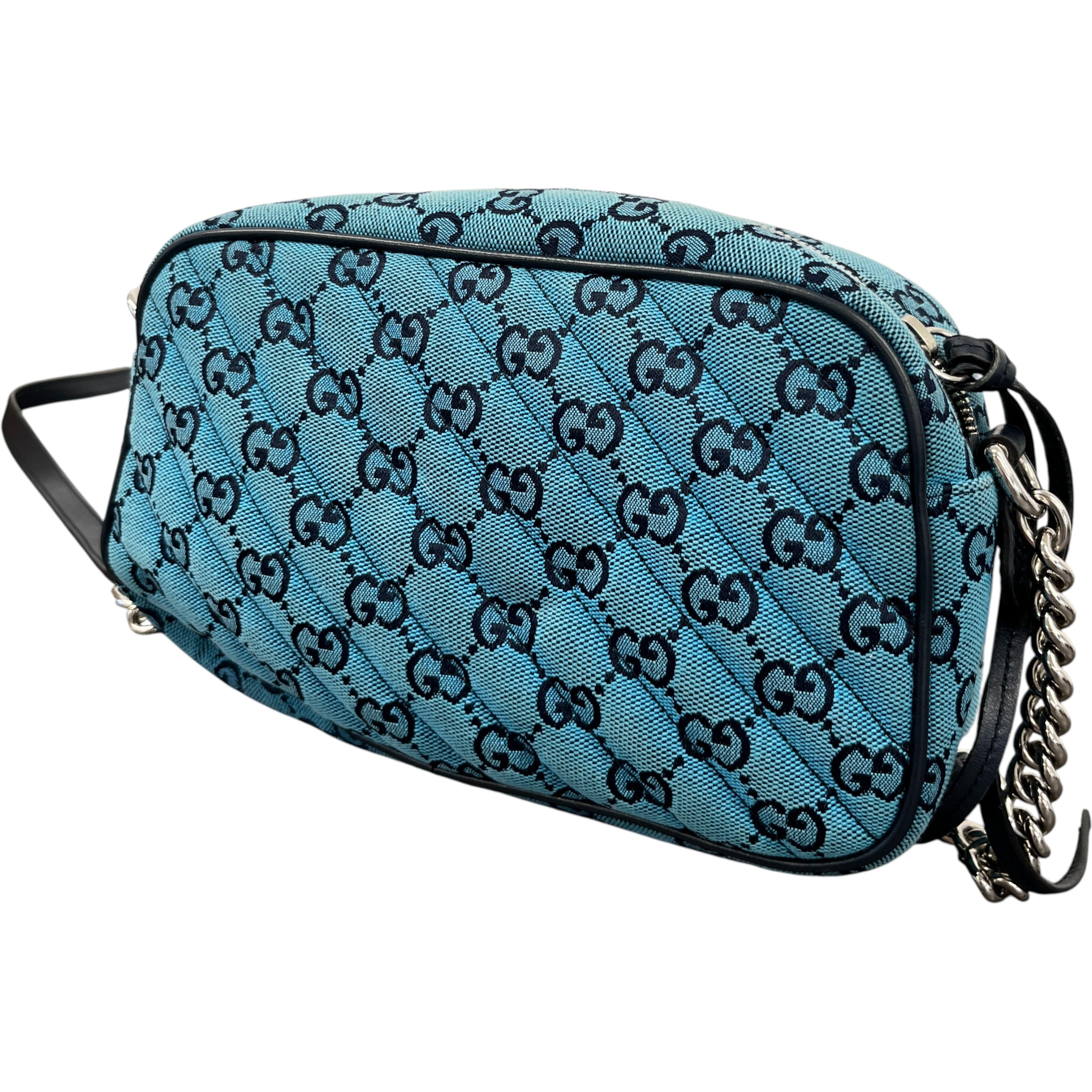 Women's Gg Marmont Camera Bag Blue