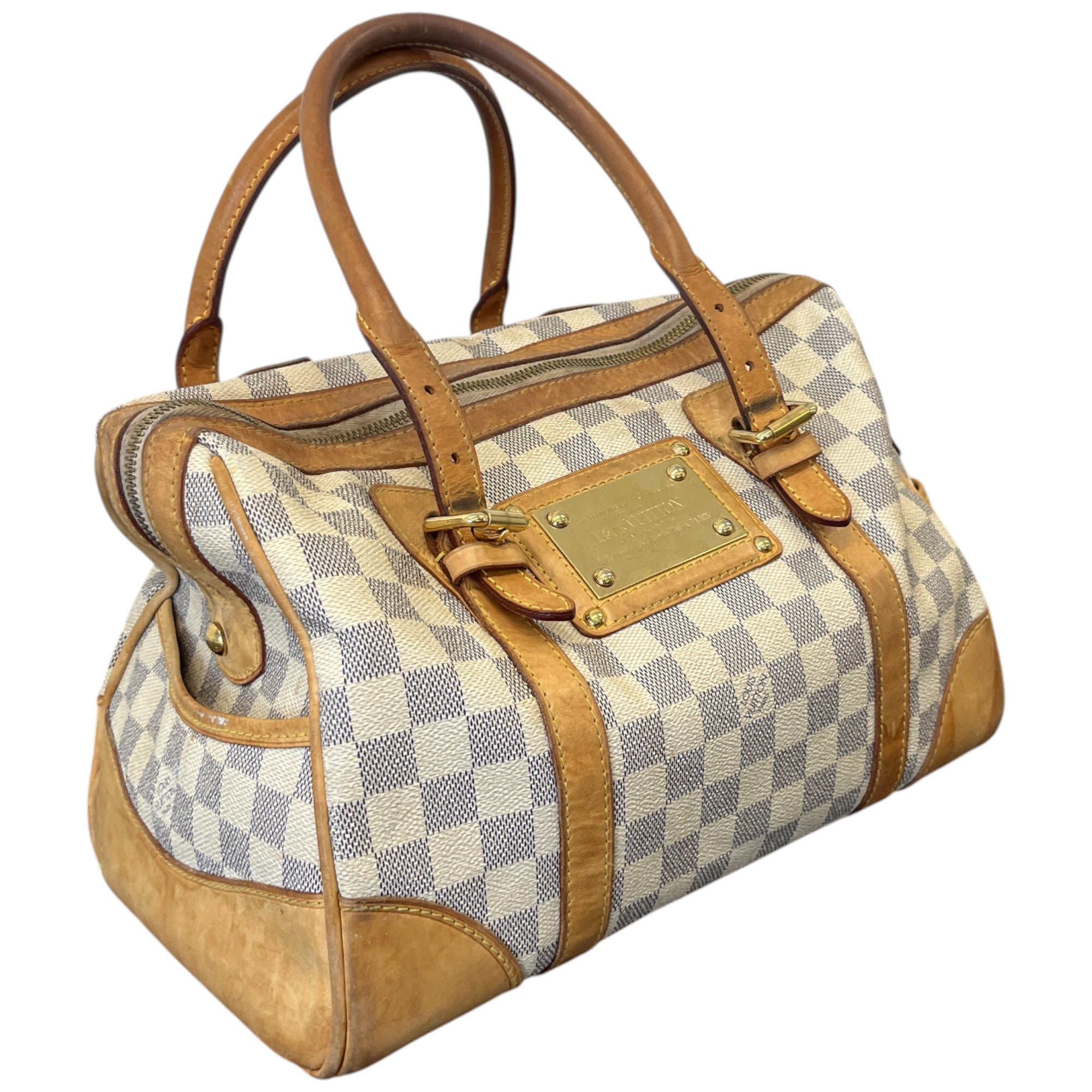 Women's Berkeley Damier Azur Bag Beige