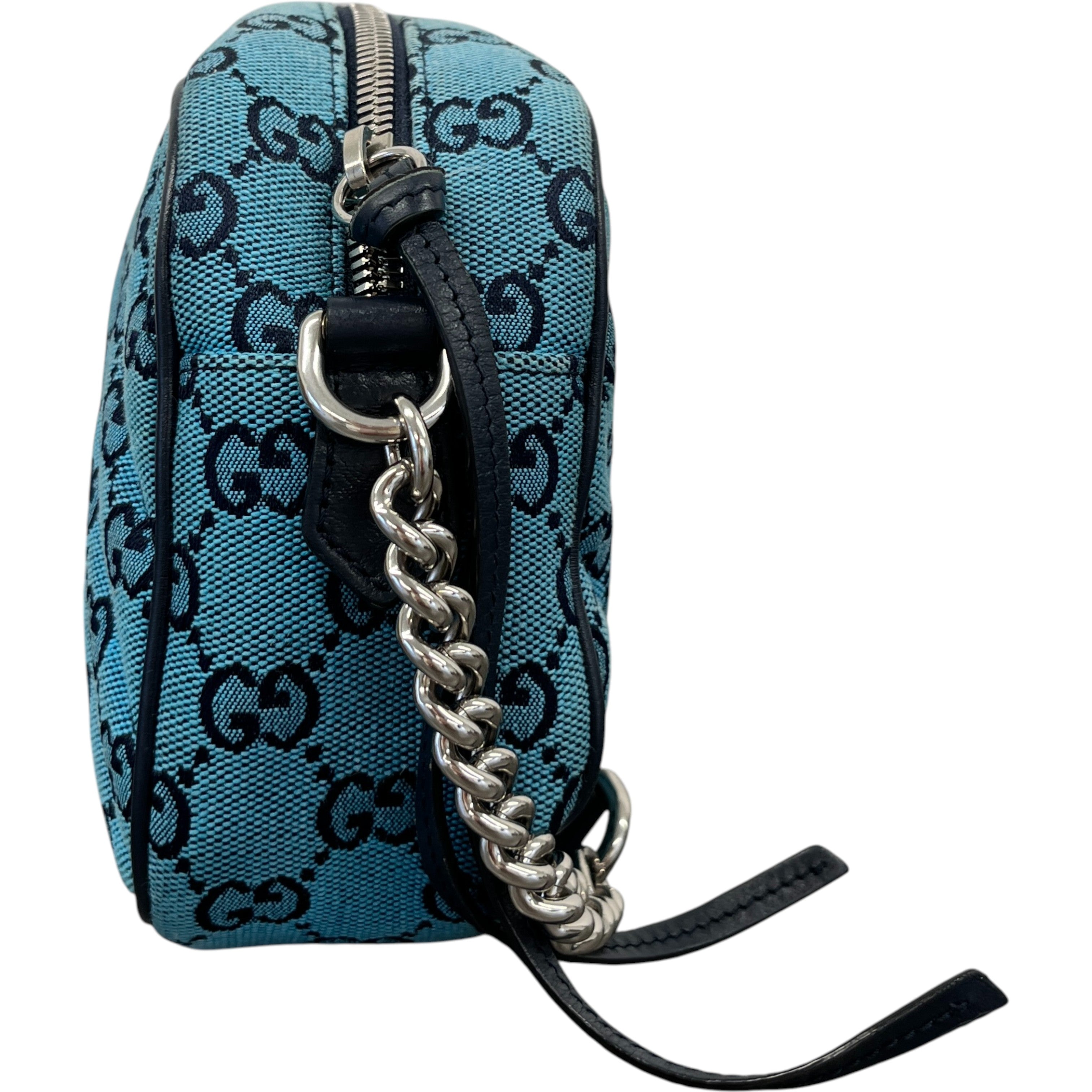 Women's Gg Marmont Camera Bag Blue