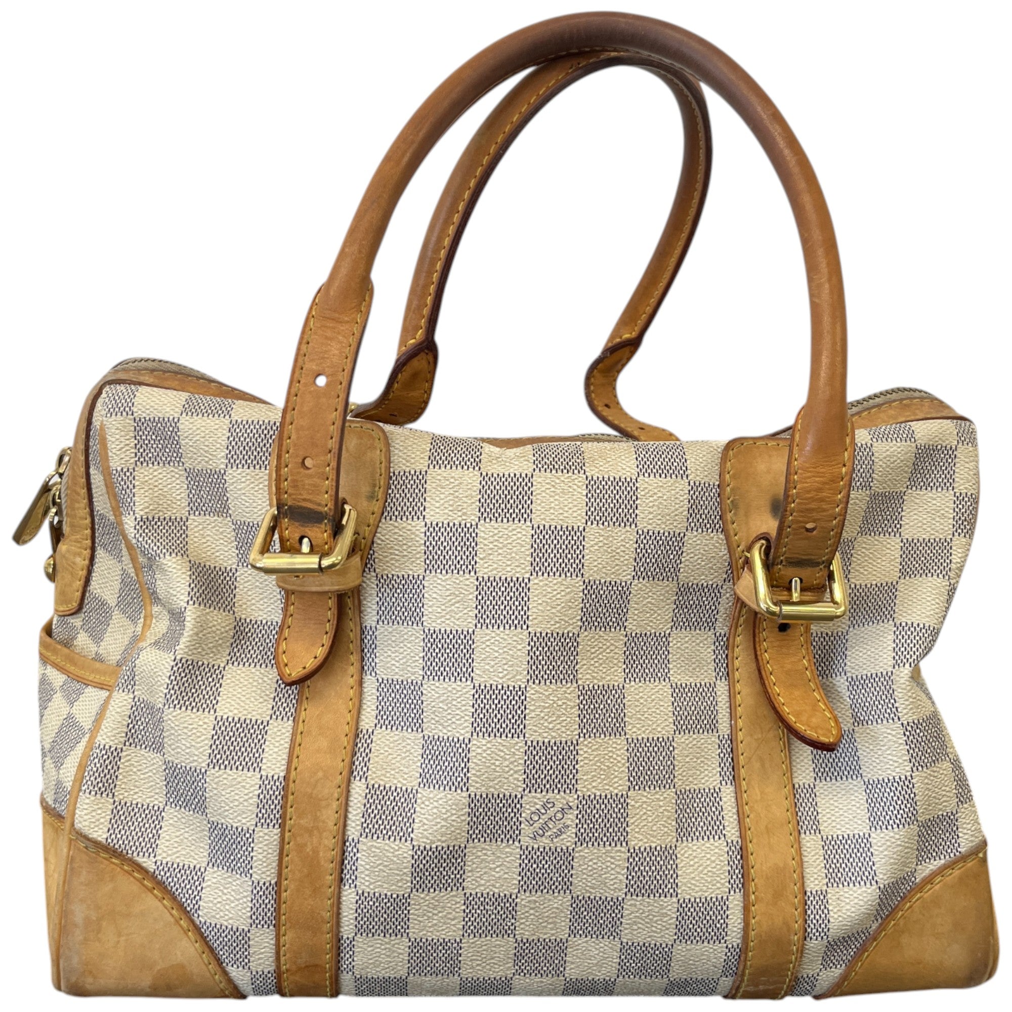 Women's Berkeley Damier Azur Bag Beige