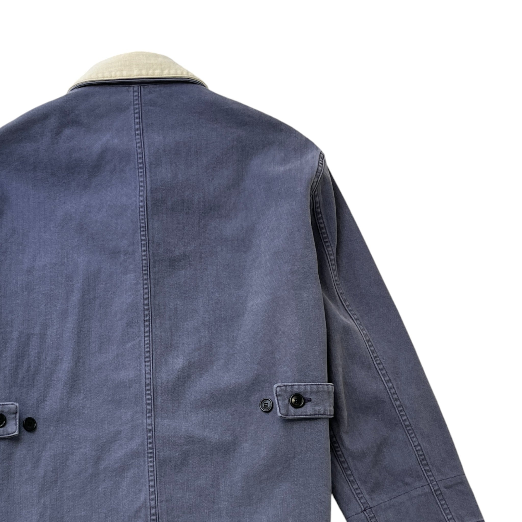 Men's Embroidered Logo Jacket Blue Size IT 52 / XL