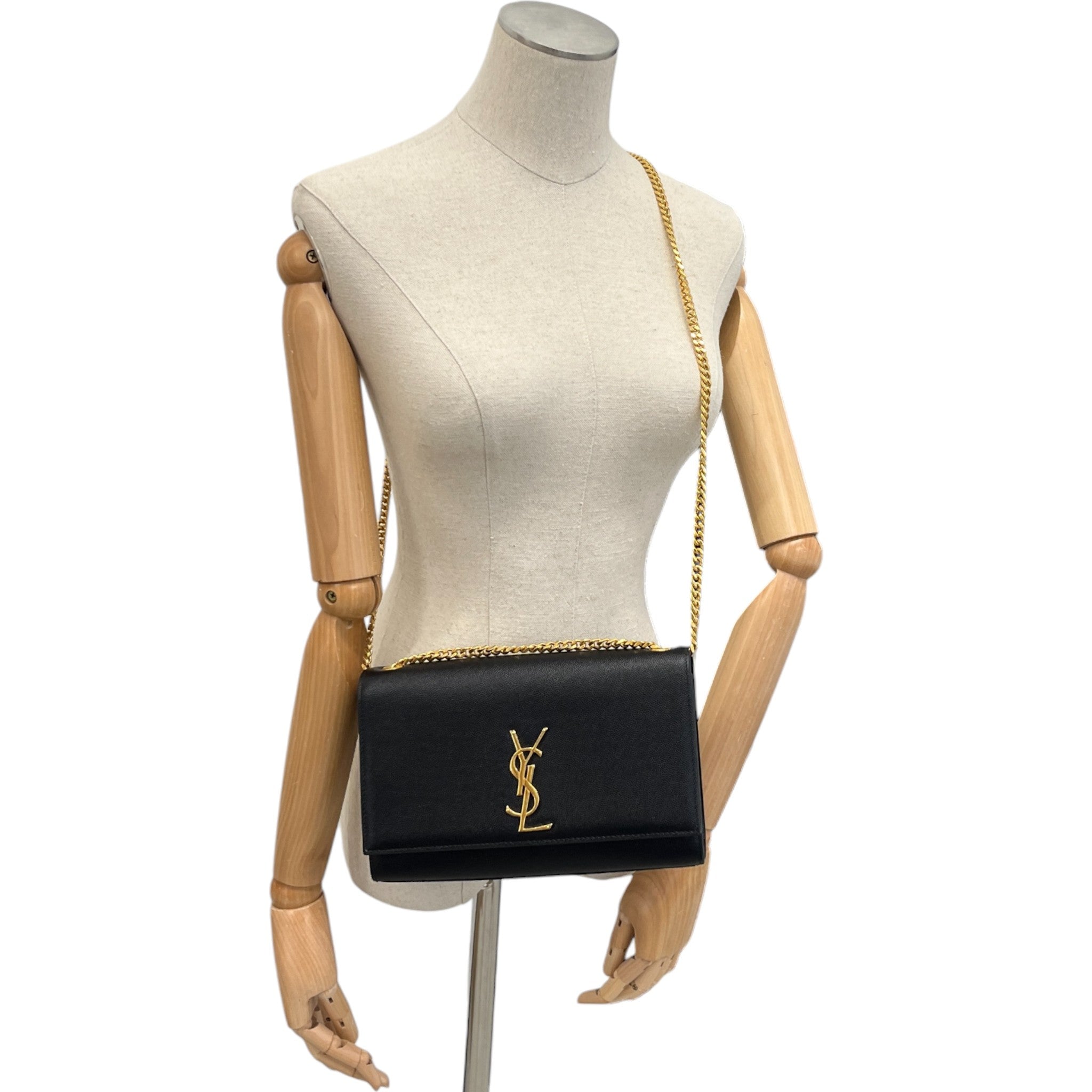 Women's Medium Kate Chain Bag Black