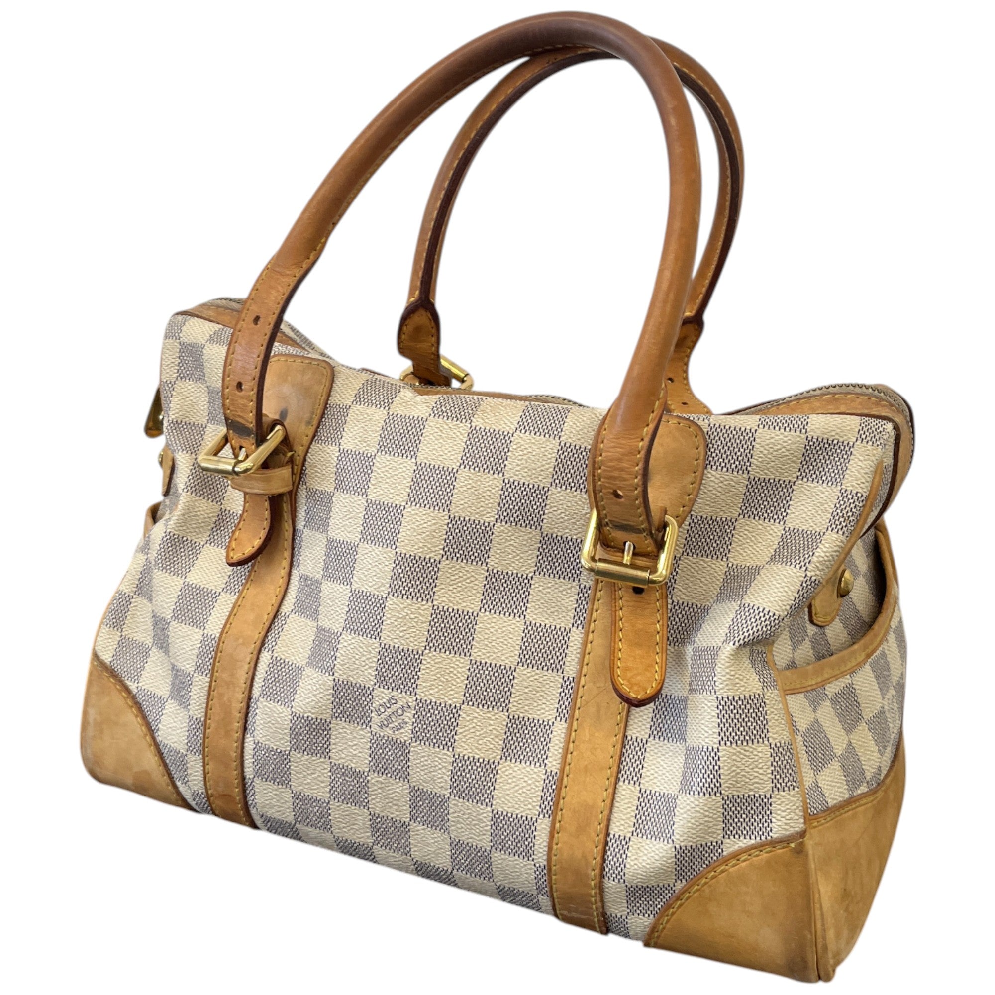 Women's Berkeley Damier Azur Bag Beige