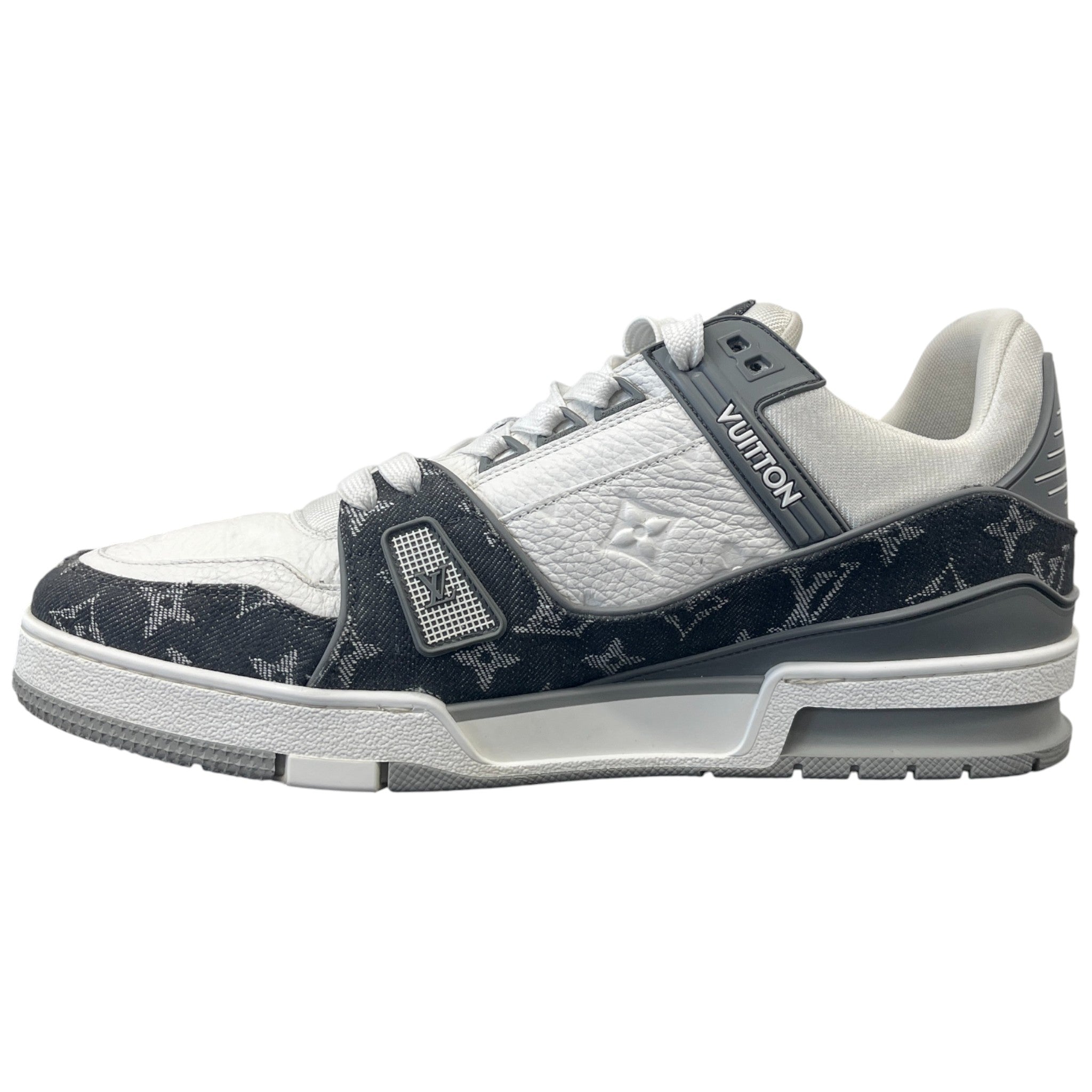 Men's Lv Denim Low Trainers Grey Size EU 43 / UK 9