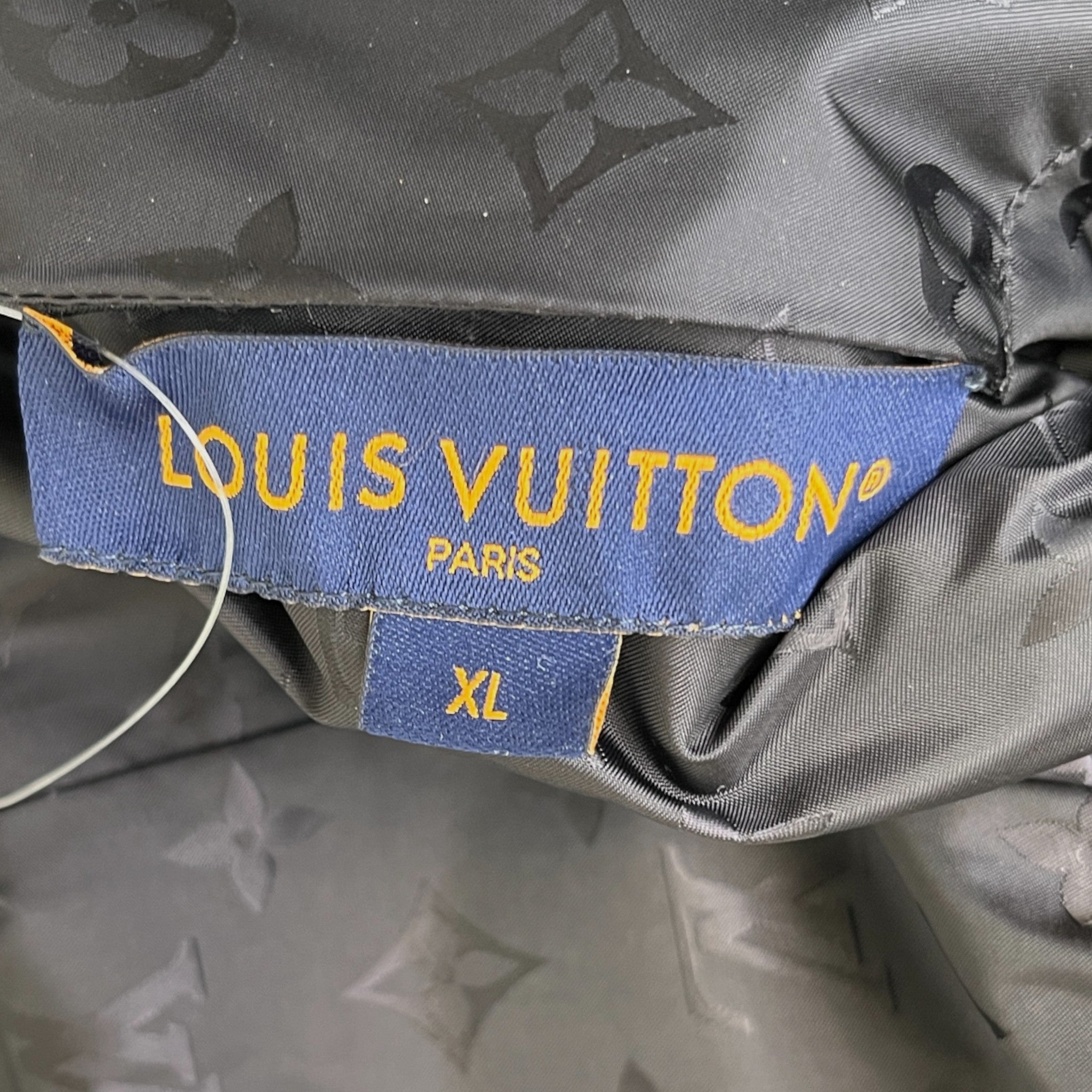 Men's Monogram Reversible Light Bomber Jacket Black Size XL