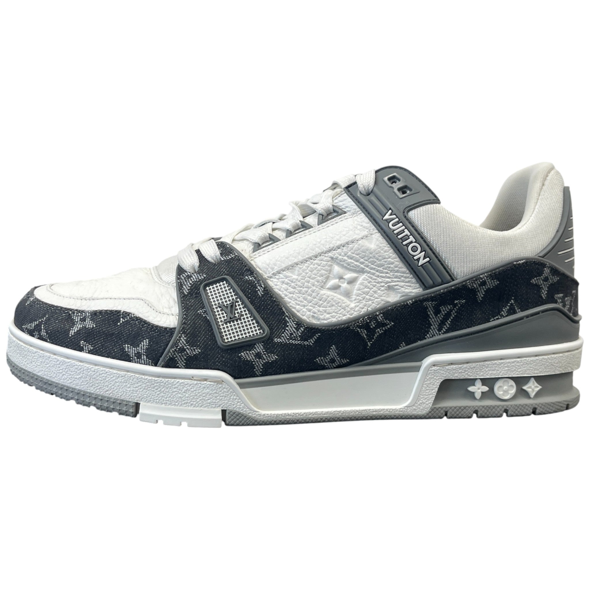 Men's Lv Denim Low Trainers Grey Size EU 43 / UK 9