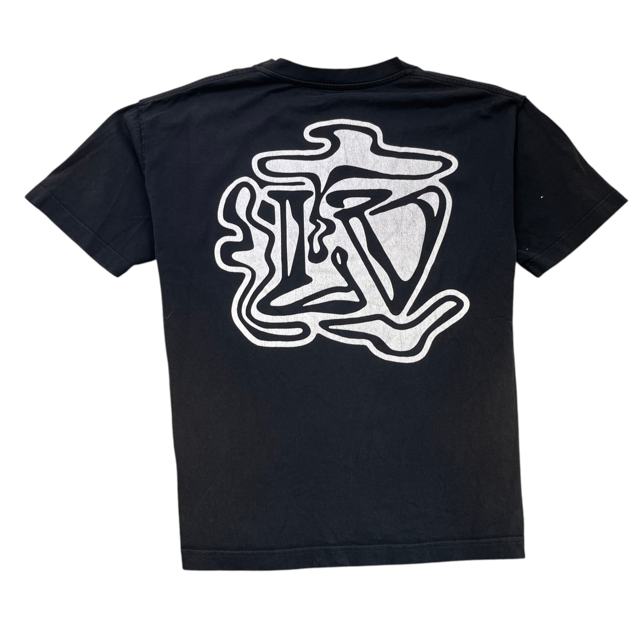 Men's Smoke Graphic T-Shirt Black Size M