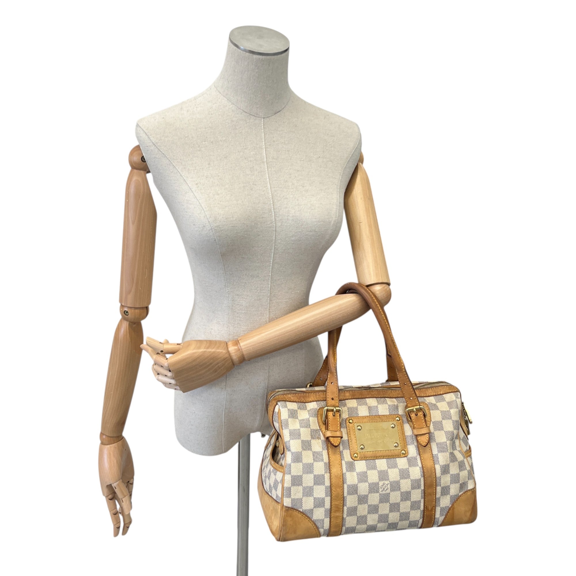 Women's Berkeley Damier Azur Bag Beige