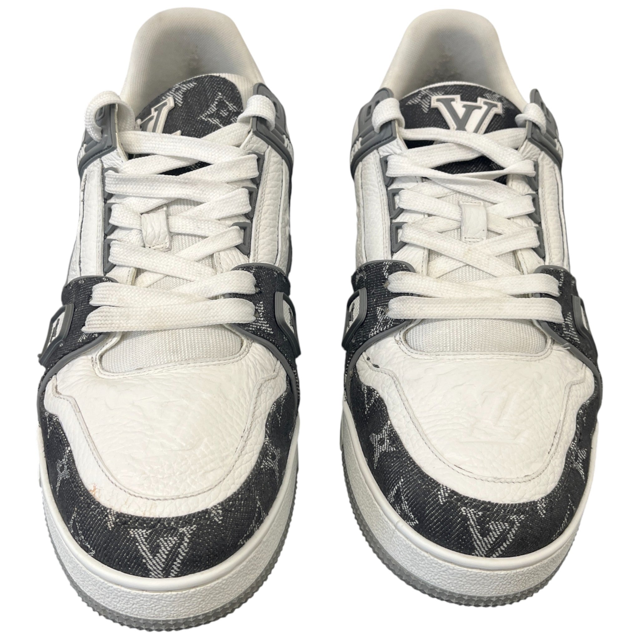 Men's Lv Denim Low Trainers Grey Size EU 43 / UK 9