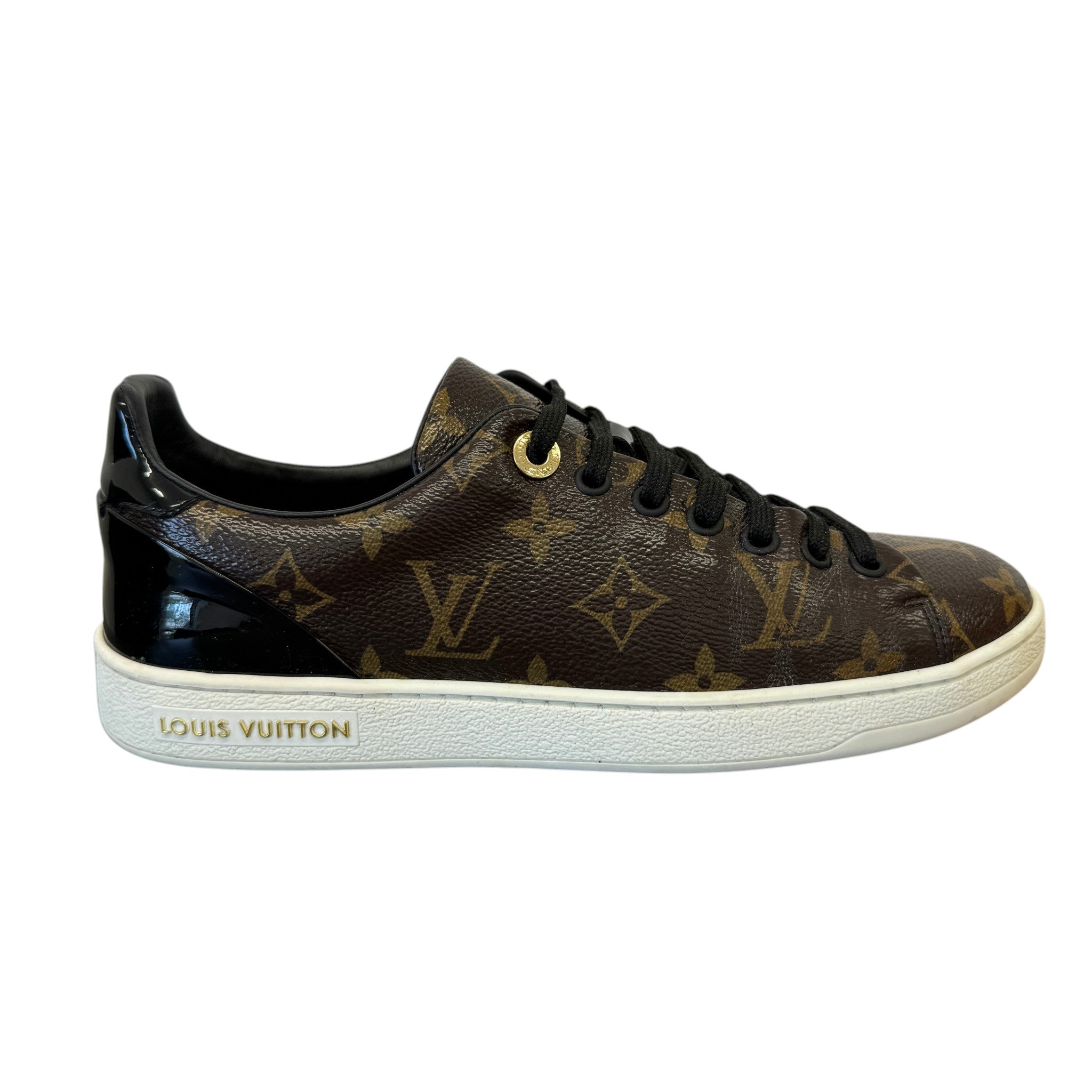Women's Monogram Frontrow Low Trainers Brown Size EU 37 / UK 4