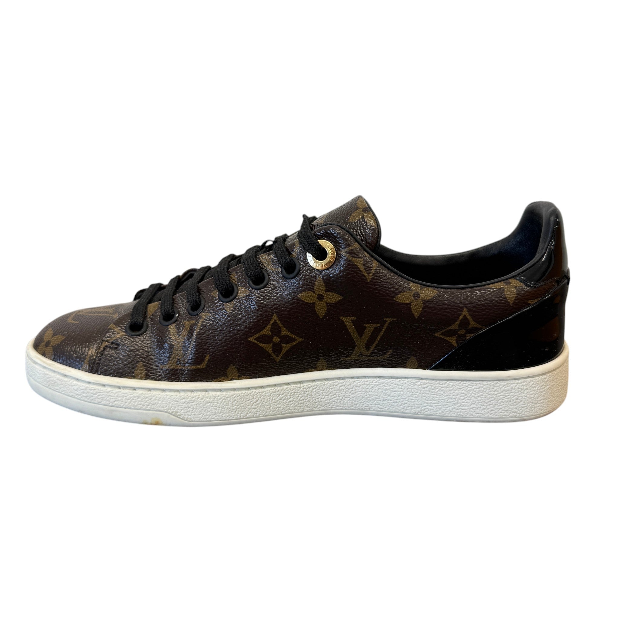 Women's Monogram Frontrow Low Trainers Brown Size EU 37 / UK 4
