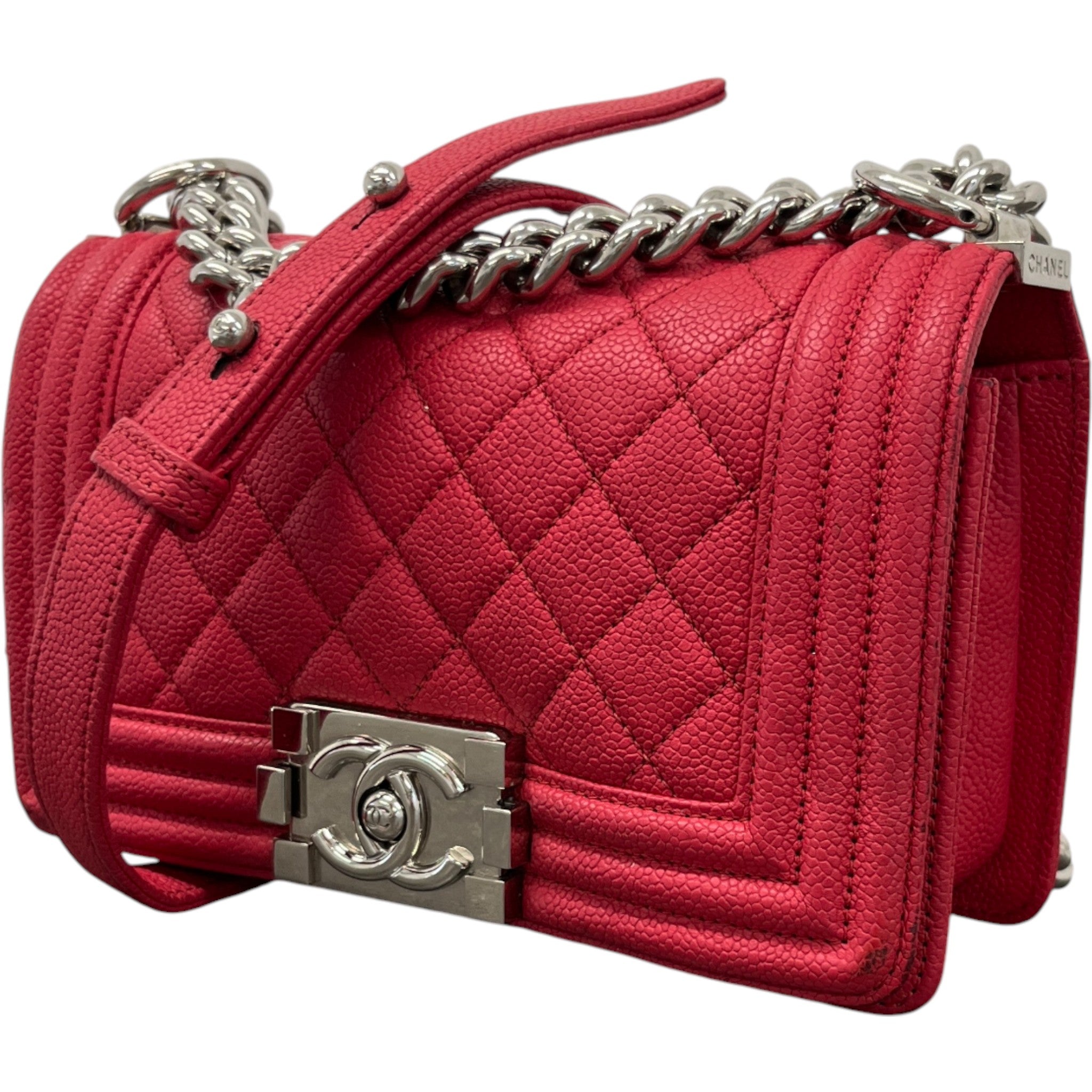 Women's Boy Bag Handbag Pink