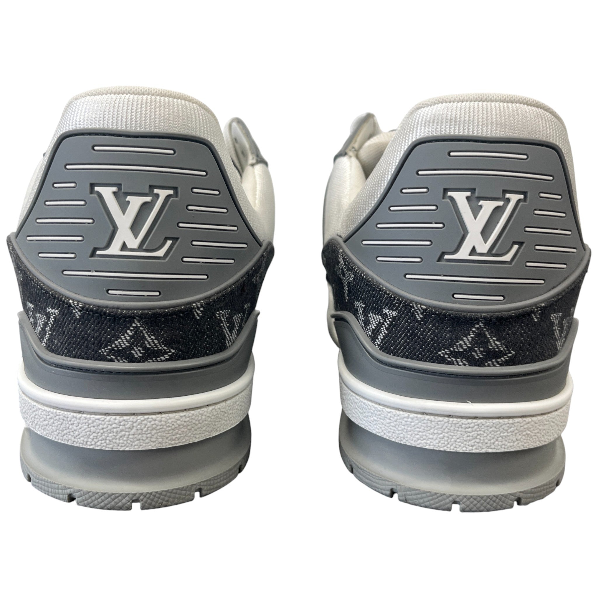 Men's Lv Denim Low Trainers Grey Size EU 43 / UK 9