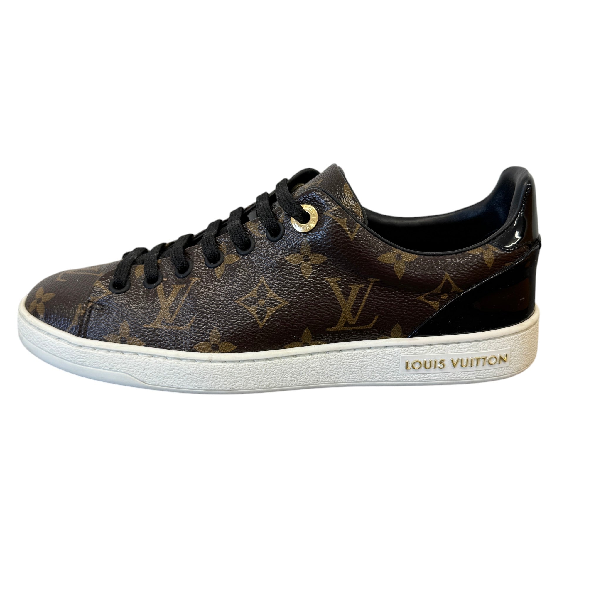 Women's Monogram Frontrow Low Trainers Brown Size EU 37 / UK 4