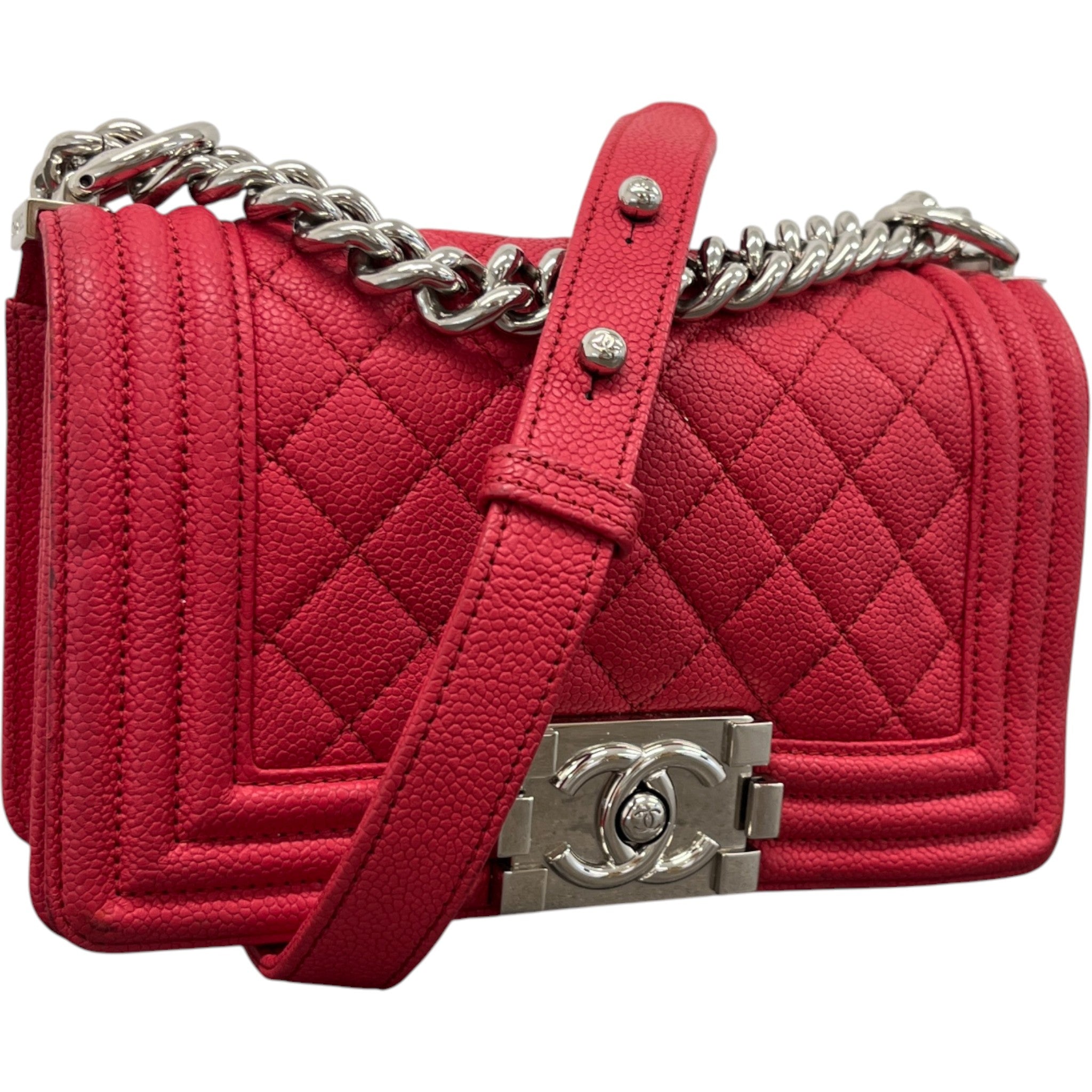 Women's Boy Bag Handbag Pink