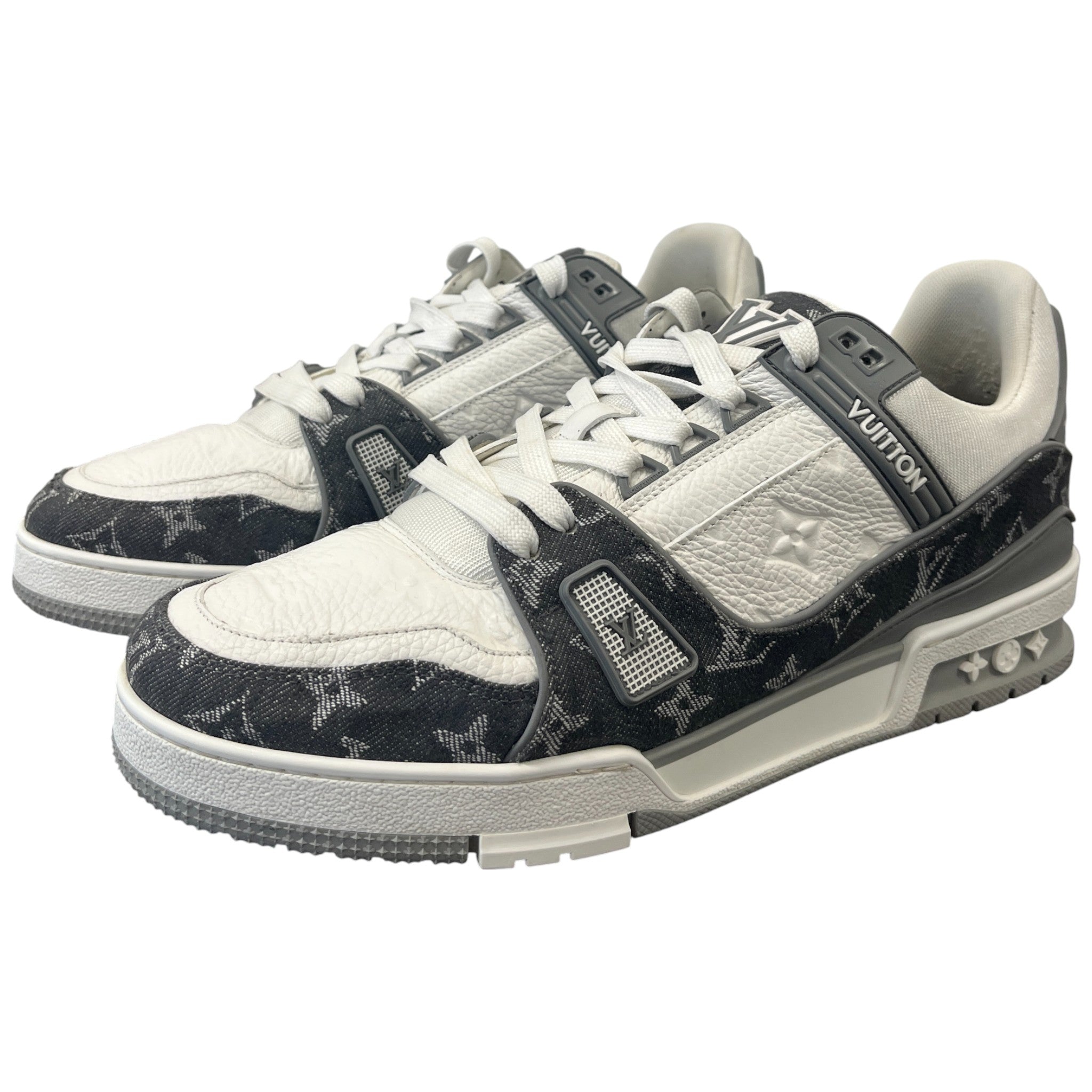 Men's Lv Denim Low Trainers Grey Size EU 43 / UK 9