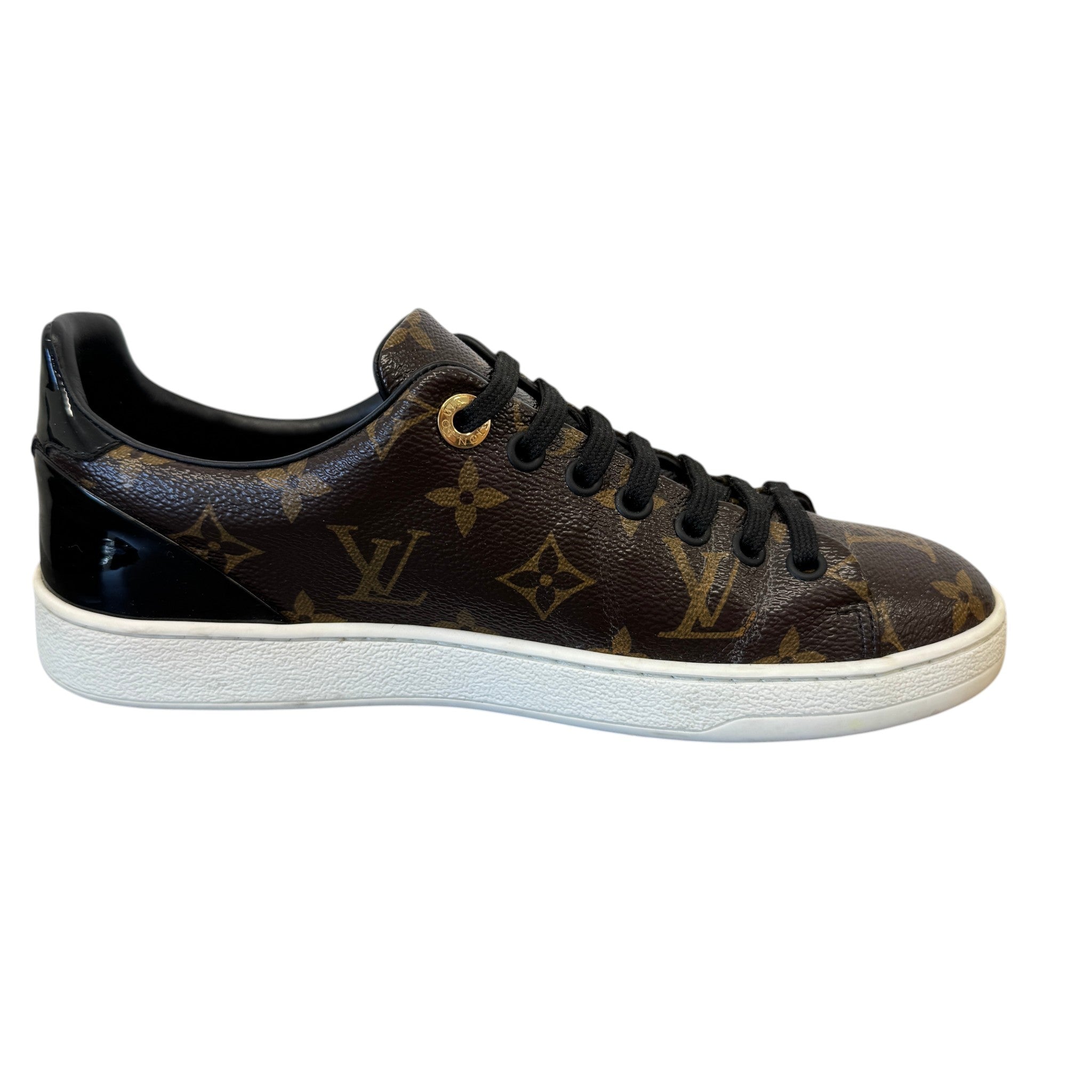 Women's Monogram Frontrow Low Trainers Brown Size EU 37 / UK 4
