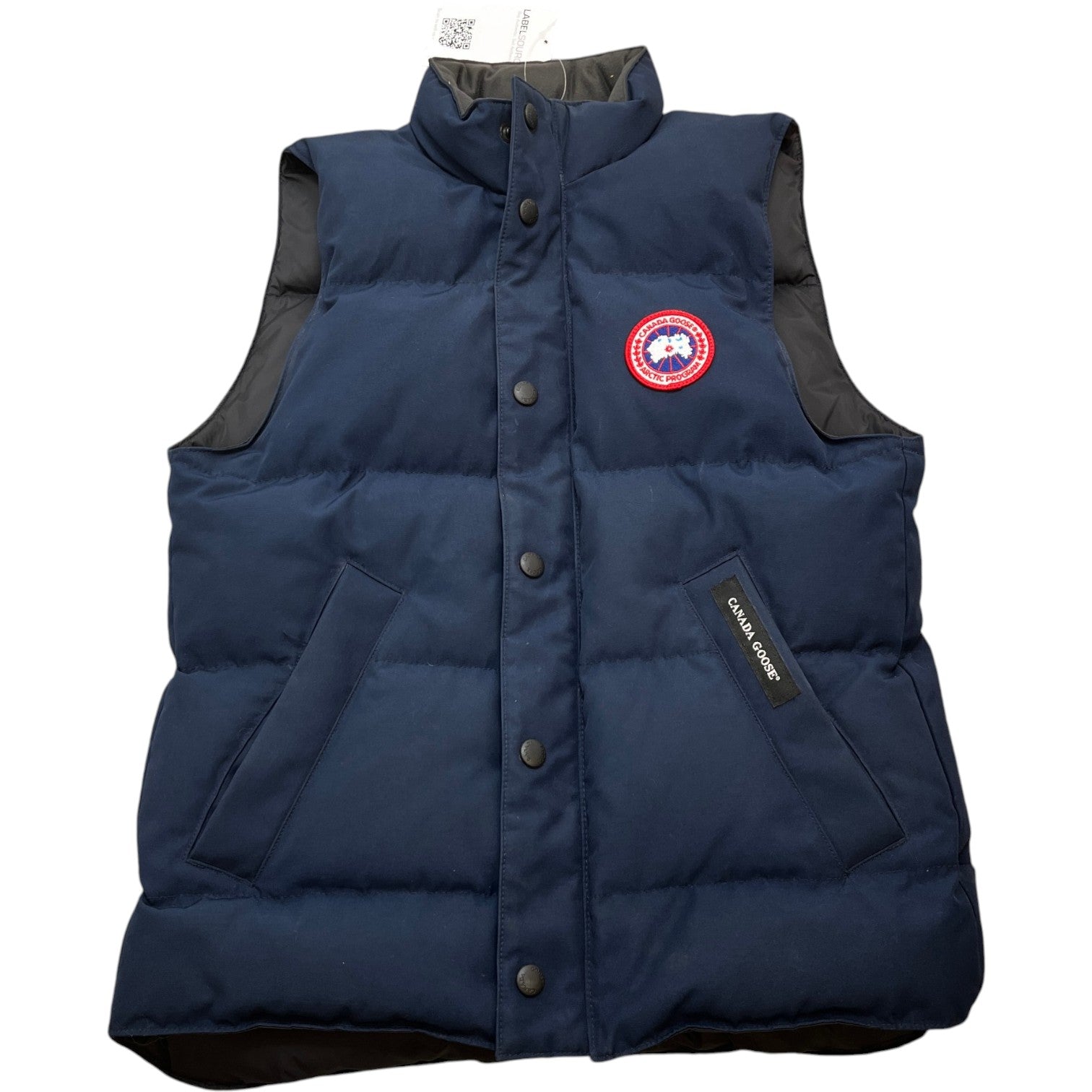 Men's Junior Freestyle Crew Vest Gilet Navy Size Age 14-16