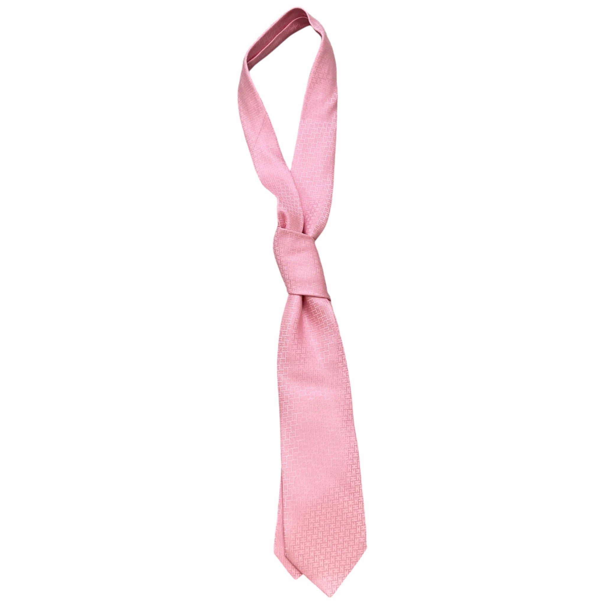 Men's Faconnee H Bicolore Tie Pink