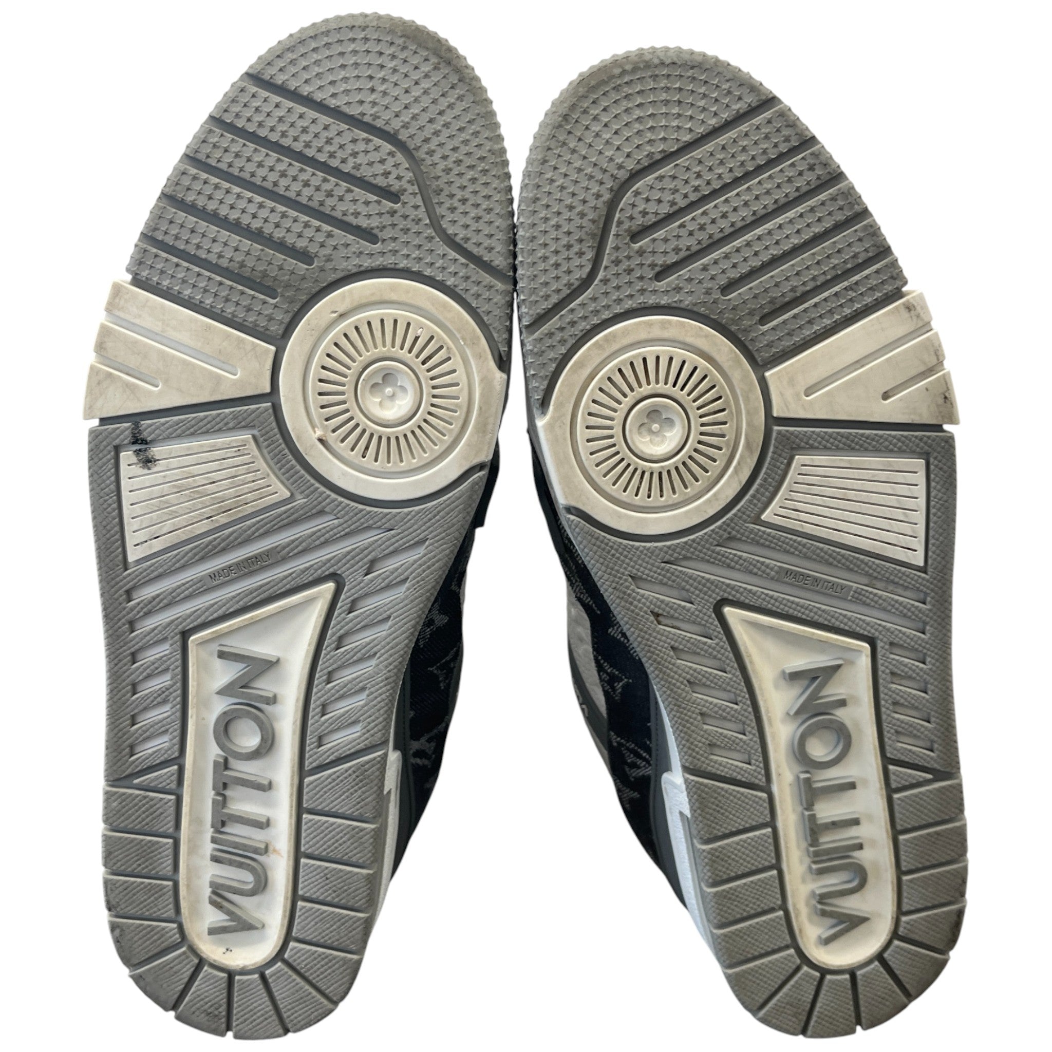 Men's Lv Denim Low Trainers Grey Size EU 43 / UK 9