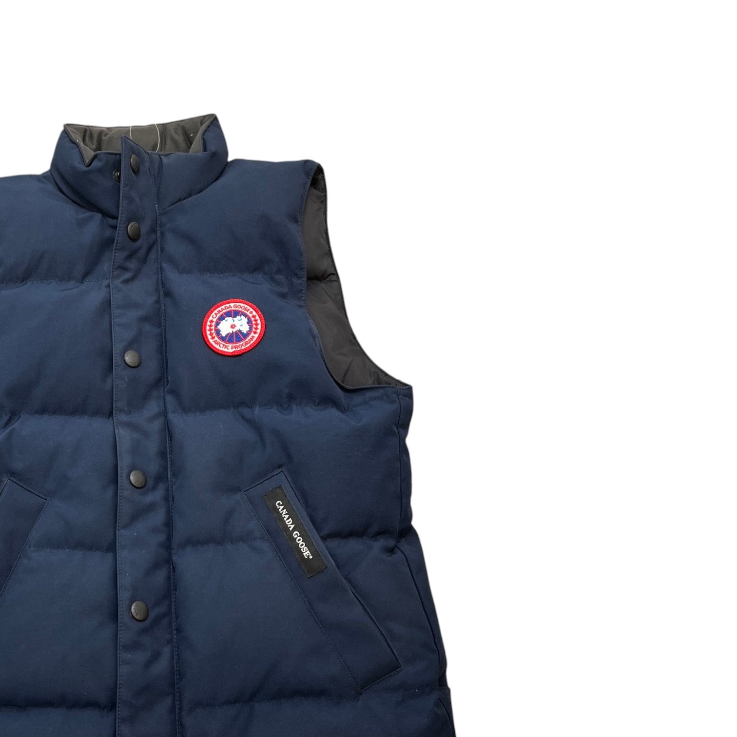 Men's Junior Freestyle Crew Vest Gilet Navy Size Age 14-16