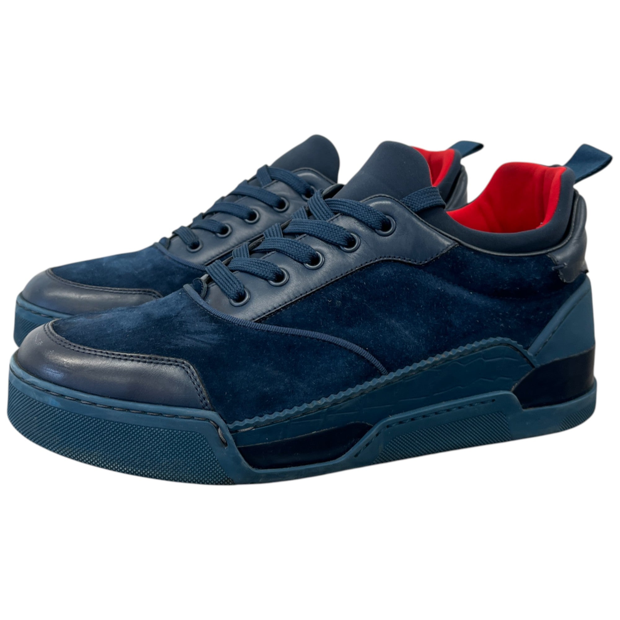 Men's Aurelien Low Trainers Navy Size EU 42 / UK 8