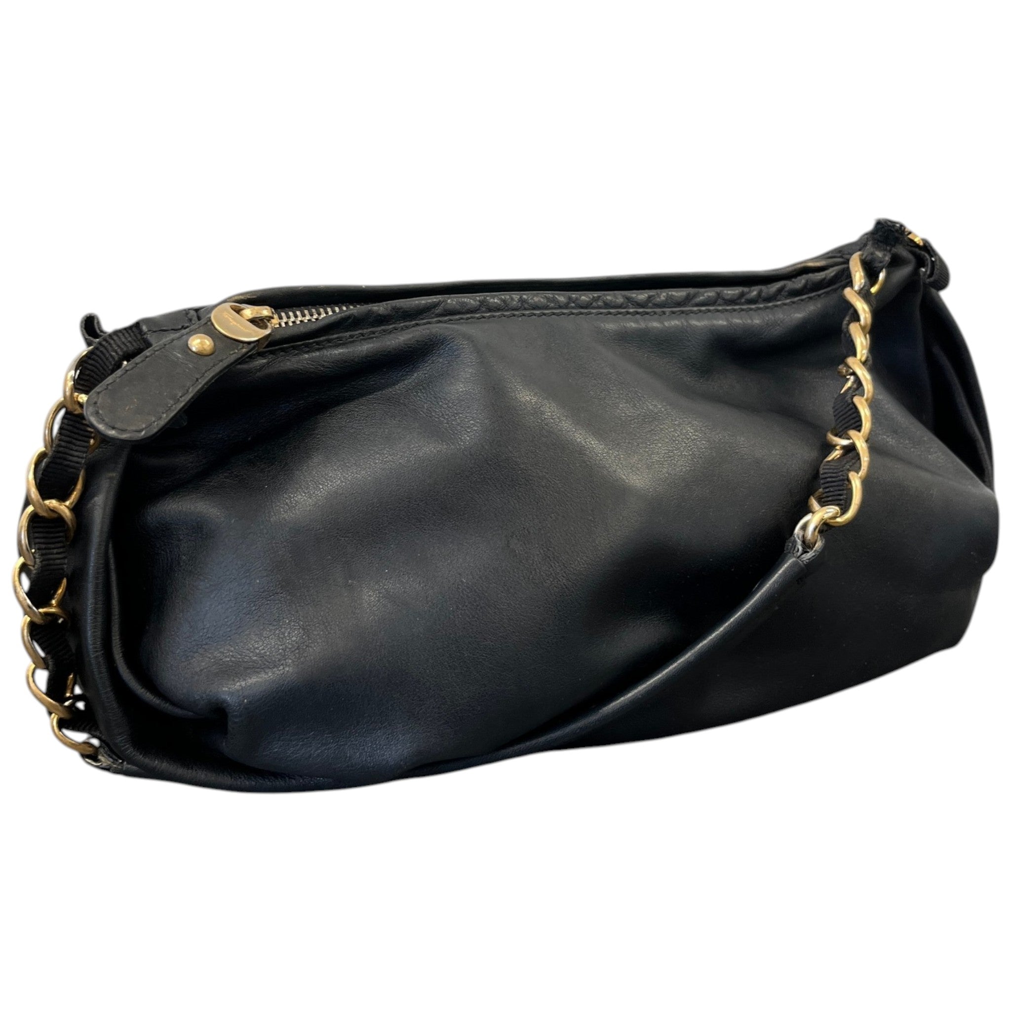 Women's Chain Strap Handbag Black