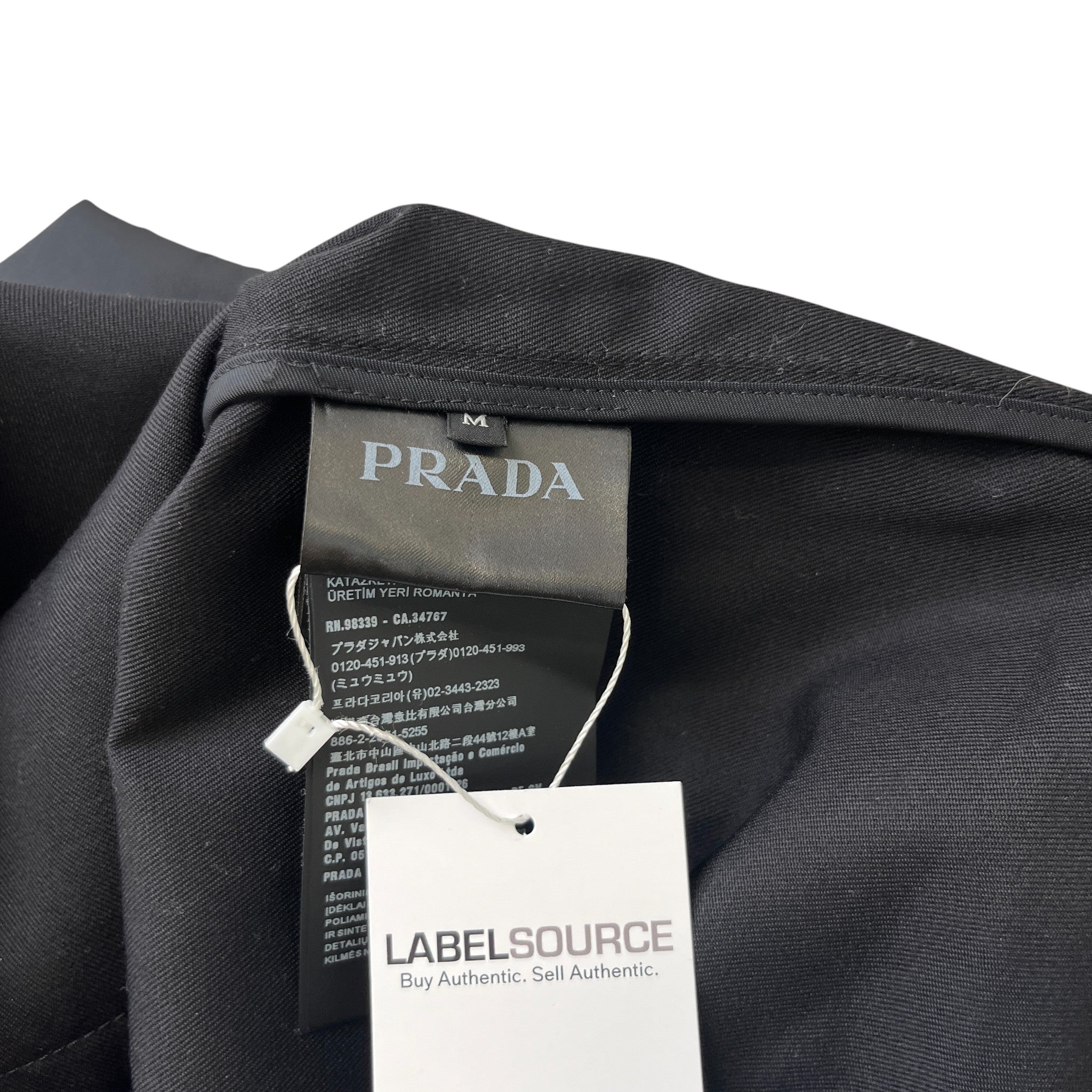 Men's Re-Nylon OverShirt Black Size M