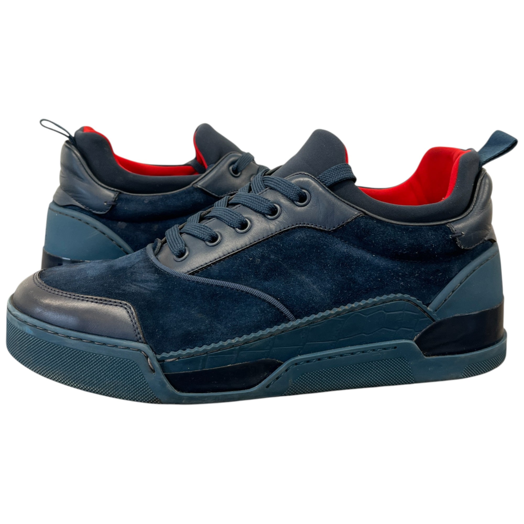 Men's Aurelien Low Trainers Navy Size EU 42 / UK 8
