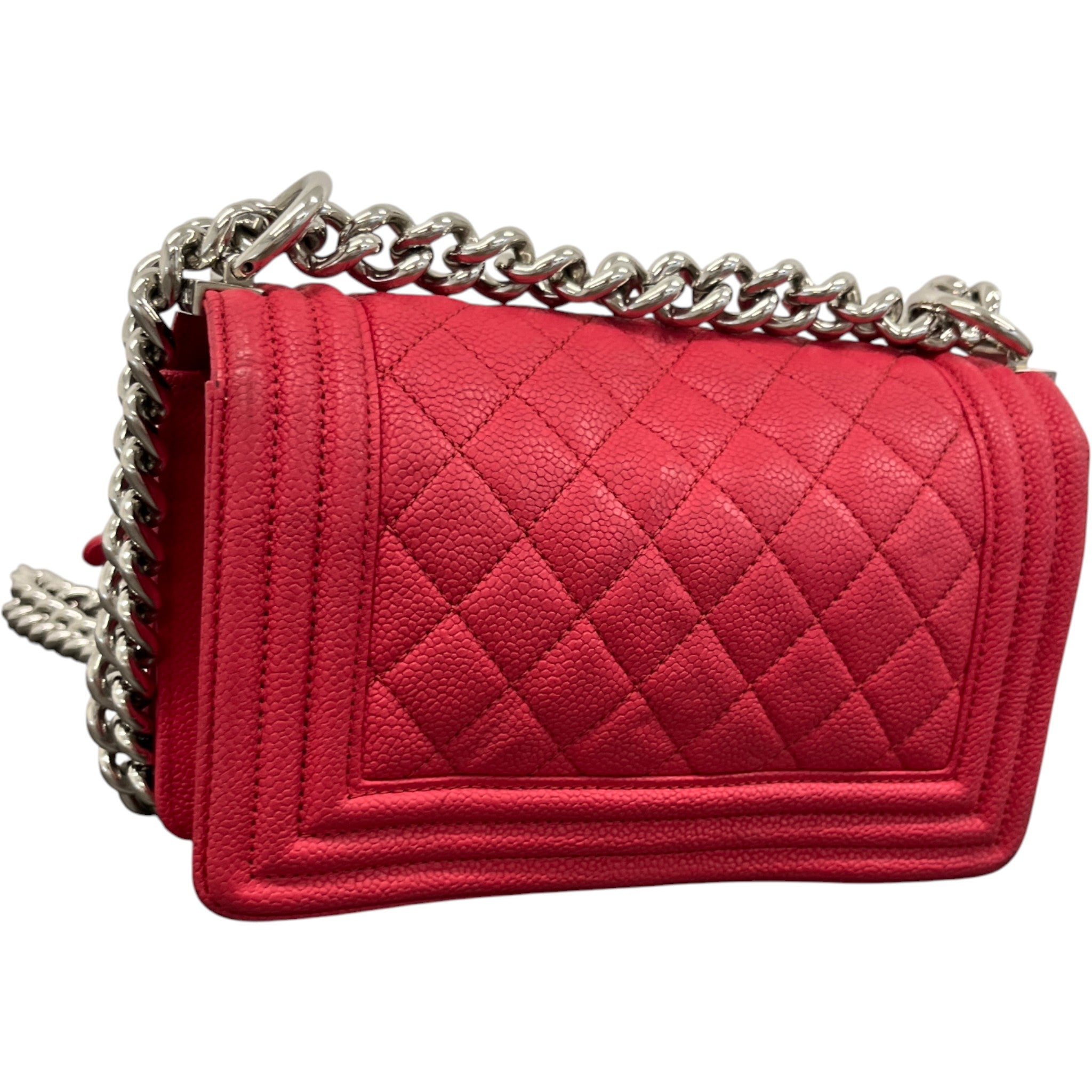 Women's Boy Bag Handbag Pink