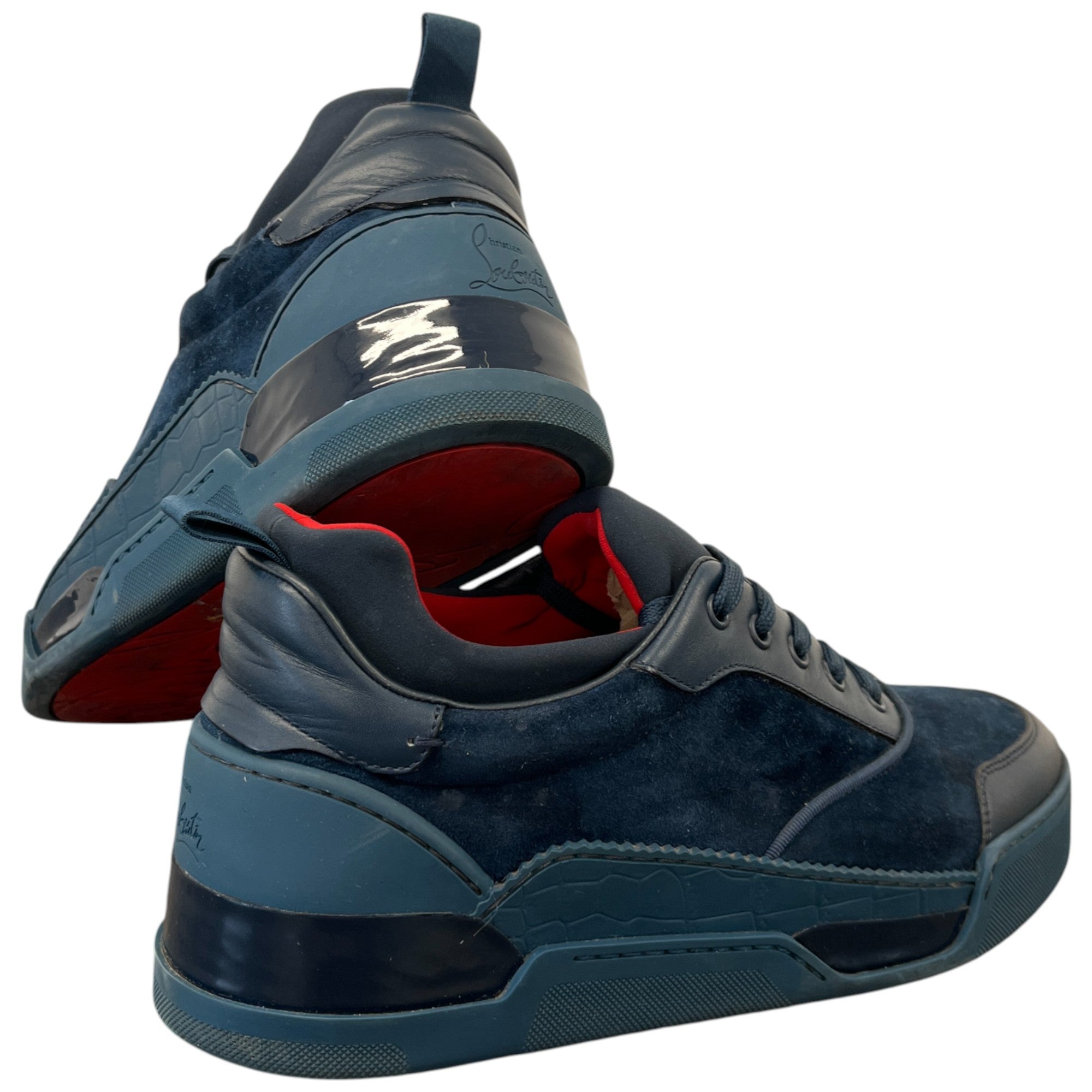 Men's Aurelien Low Trainers Navy Size EU 42 / UK 8