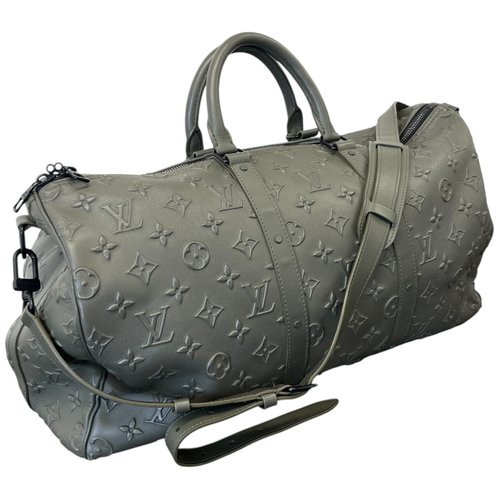 Men's Keepall Bandouliere 50 Monogram Bag Khaki