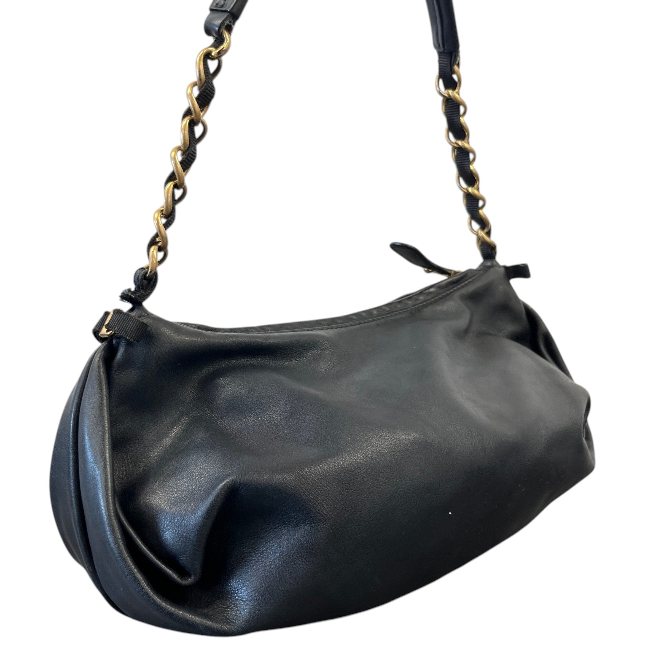 Women's Chain Strap Handbag Black