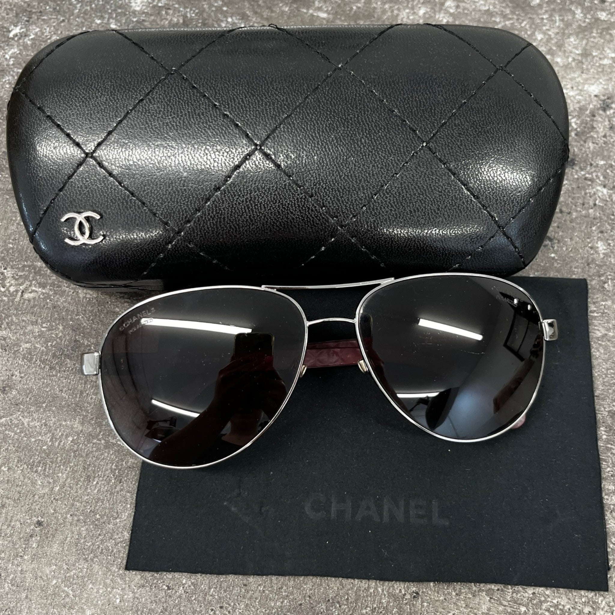 Women's Aviator 4204 Sunglasses Burgundy