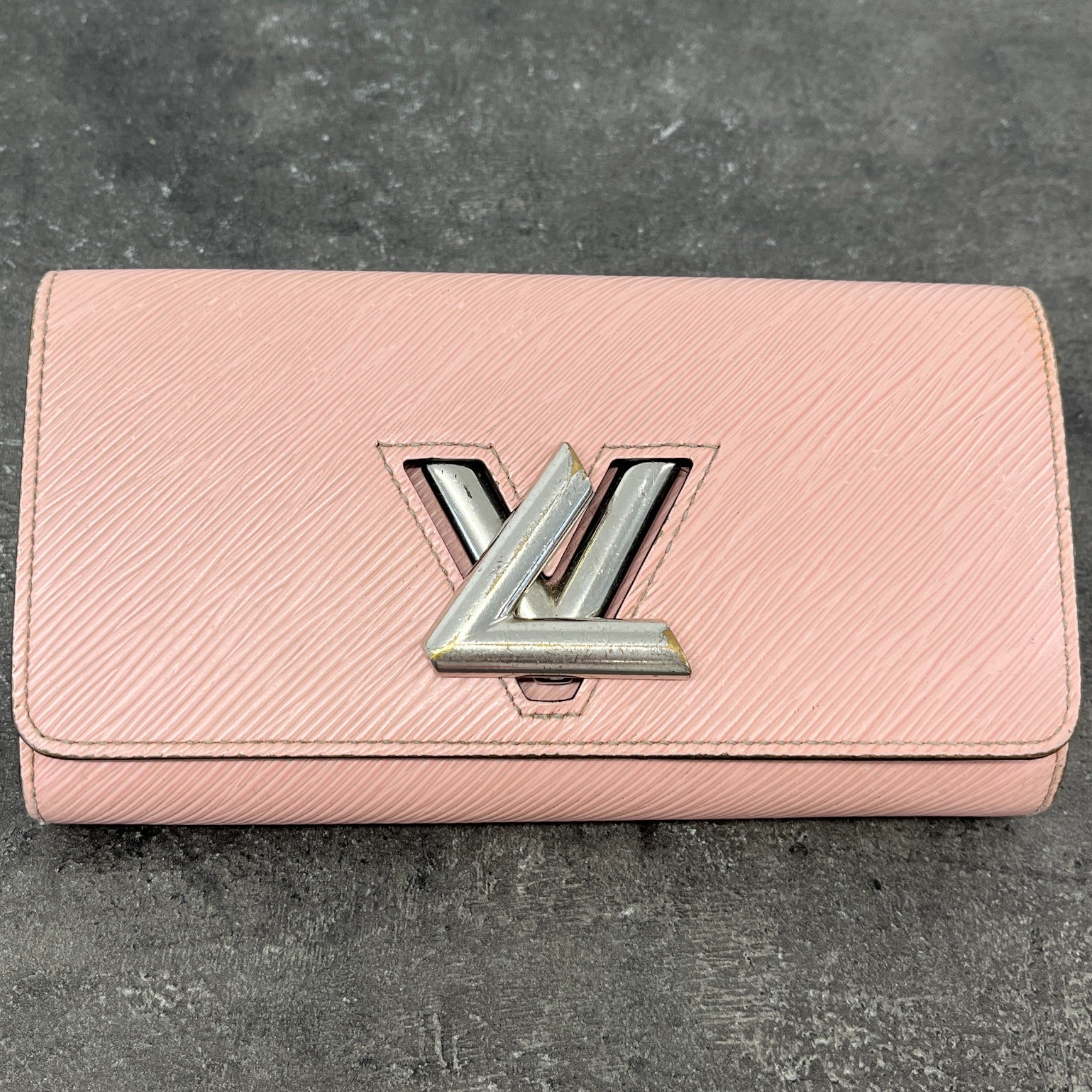 Women's Epi Twist Logo Wallet Pink