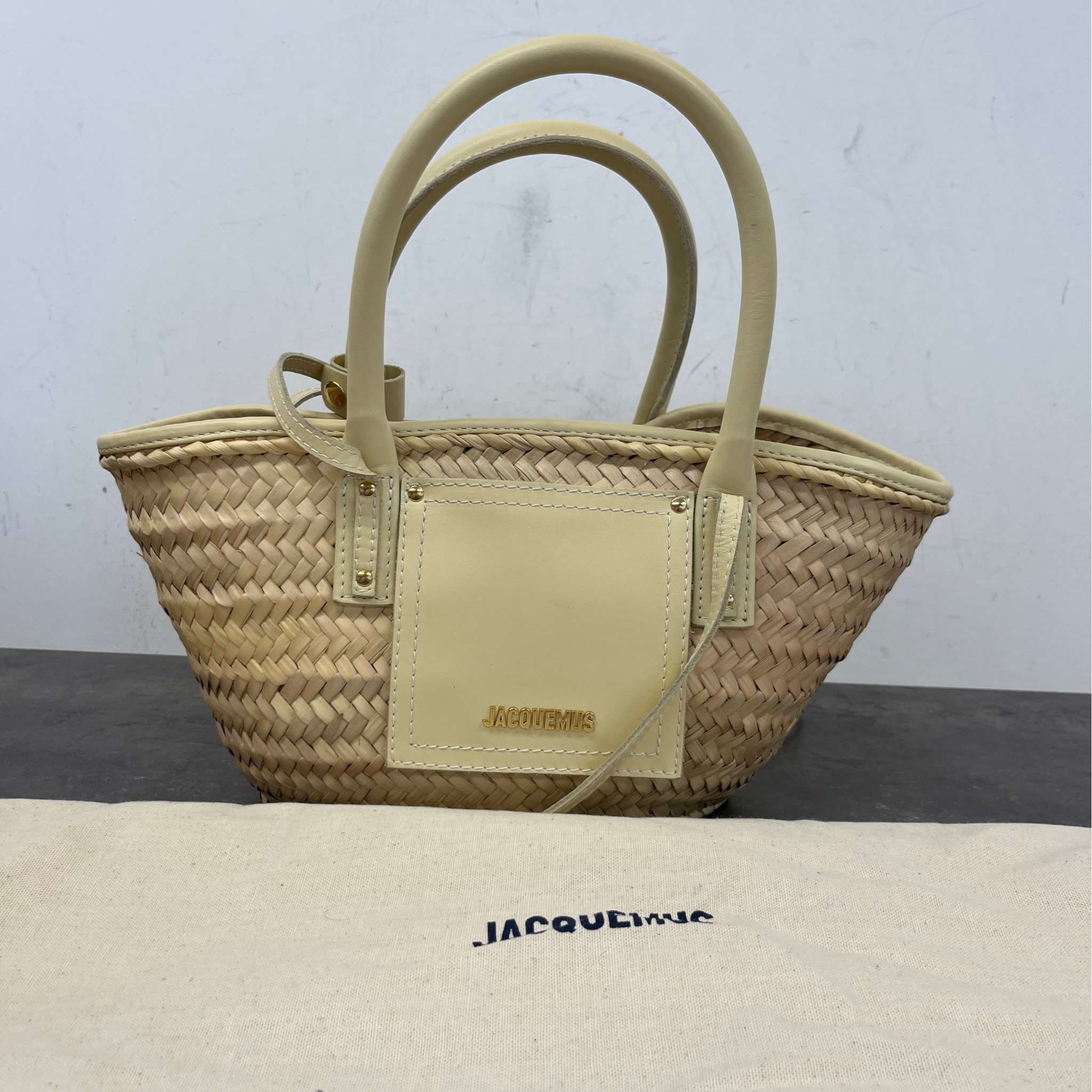 Women's Le Petit Panier Raffia Handbag Beige
