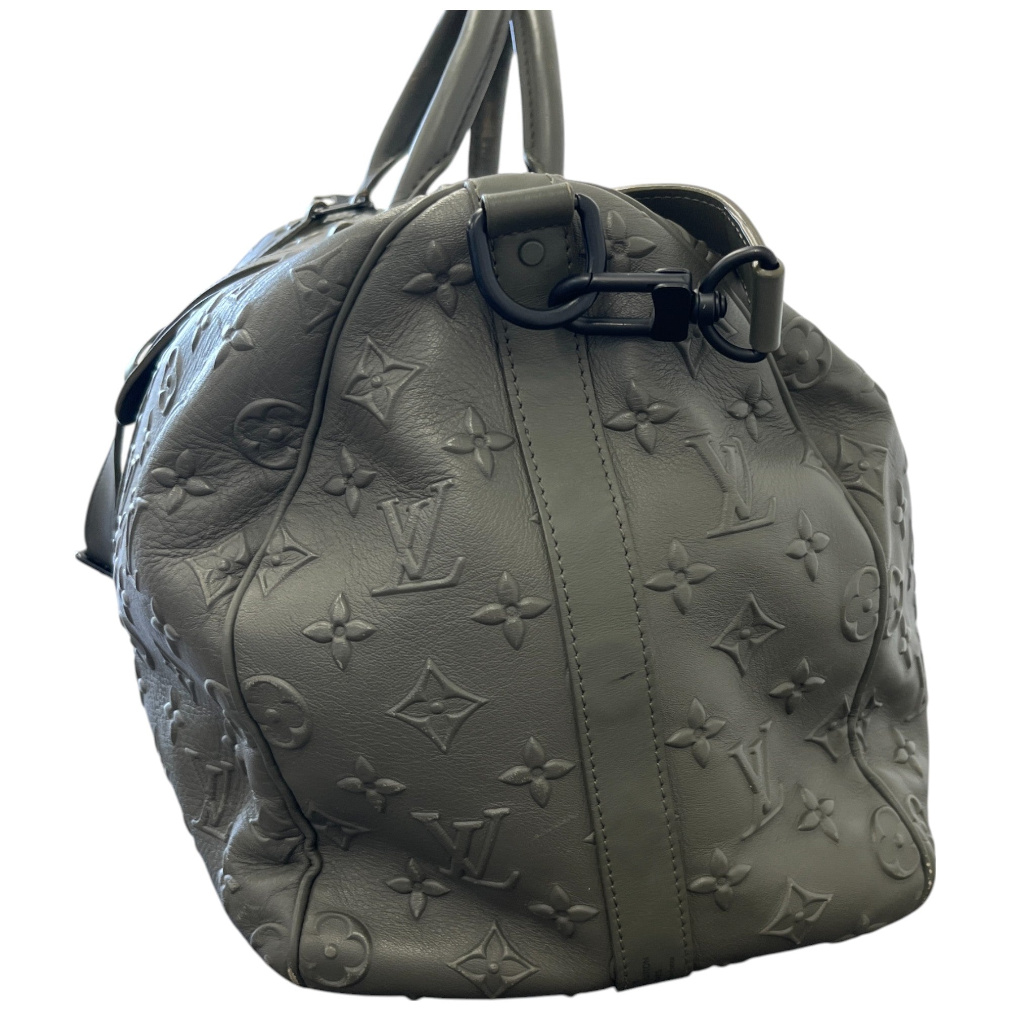 Men's Keepall Bandouliere 50 Monogram Bag Khaki