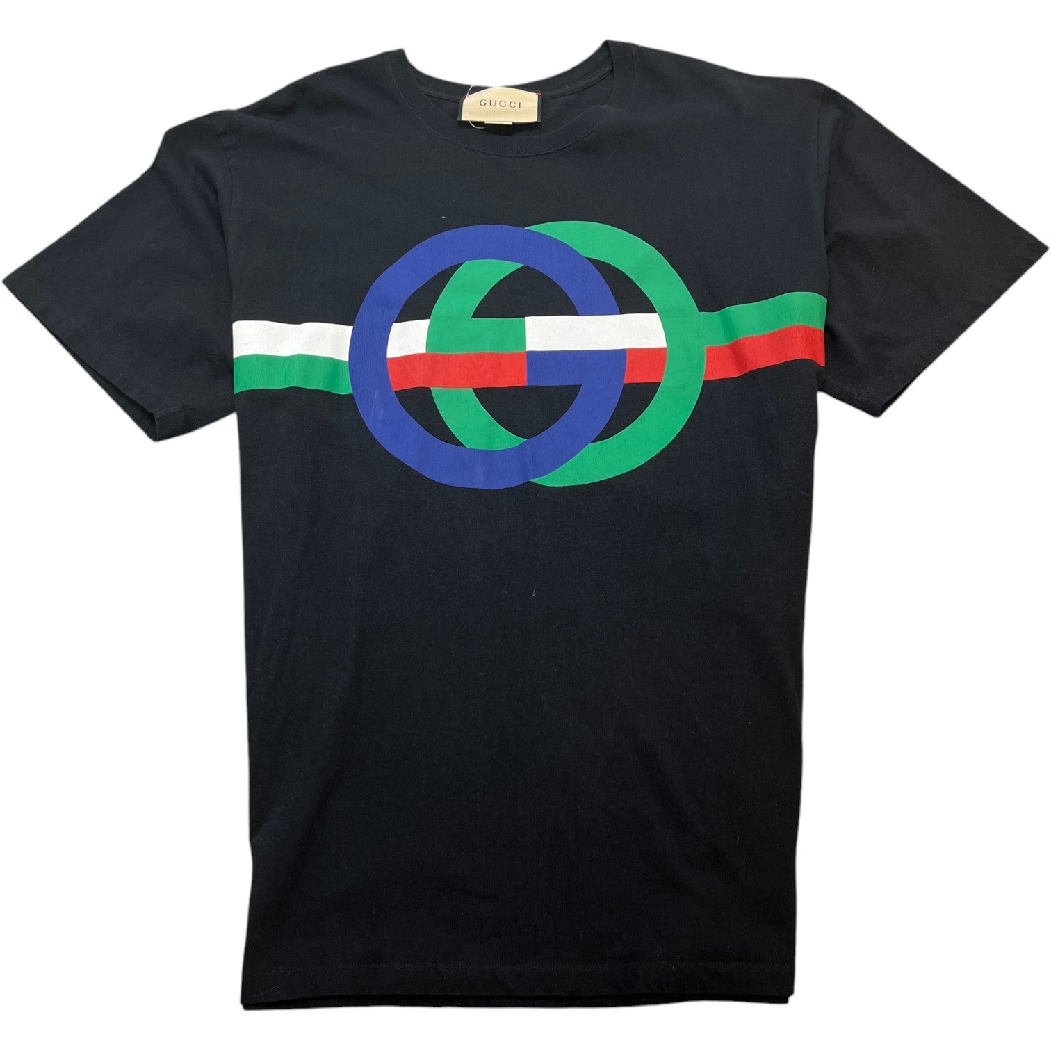 Men's Interlocking G T-Shirt Black Size XL