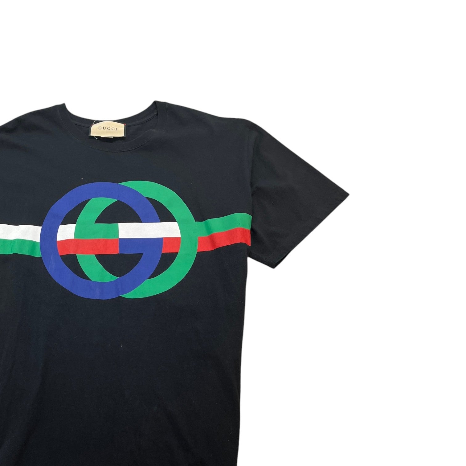 Men's Interlocking G T-Shirt Black Size XL