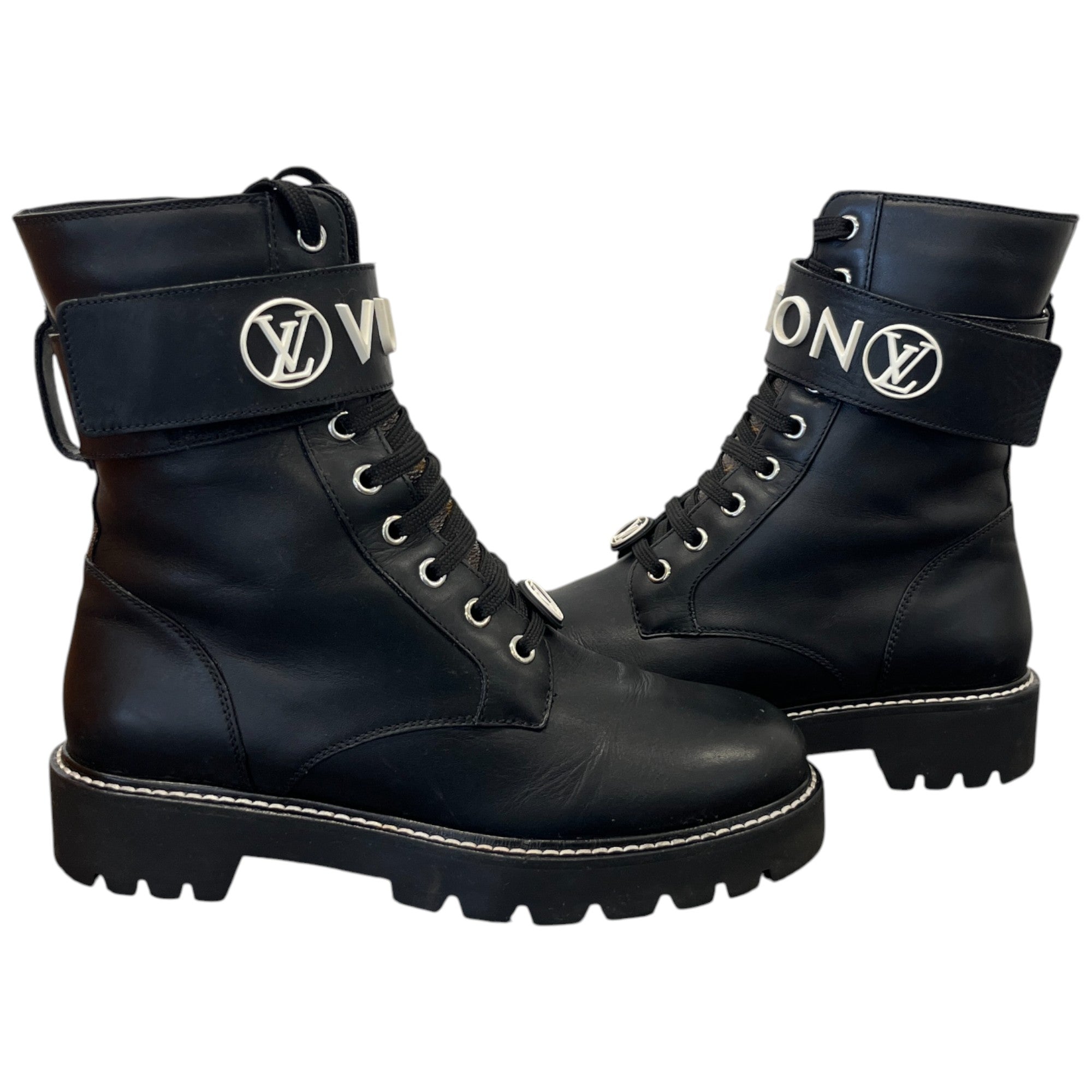 Women's Territory Flat Ranger Boots Black Size EU 37 / UK 4