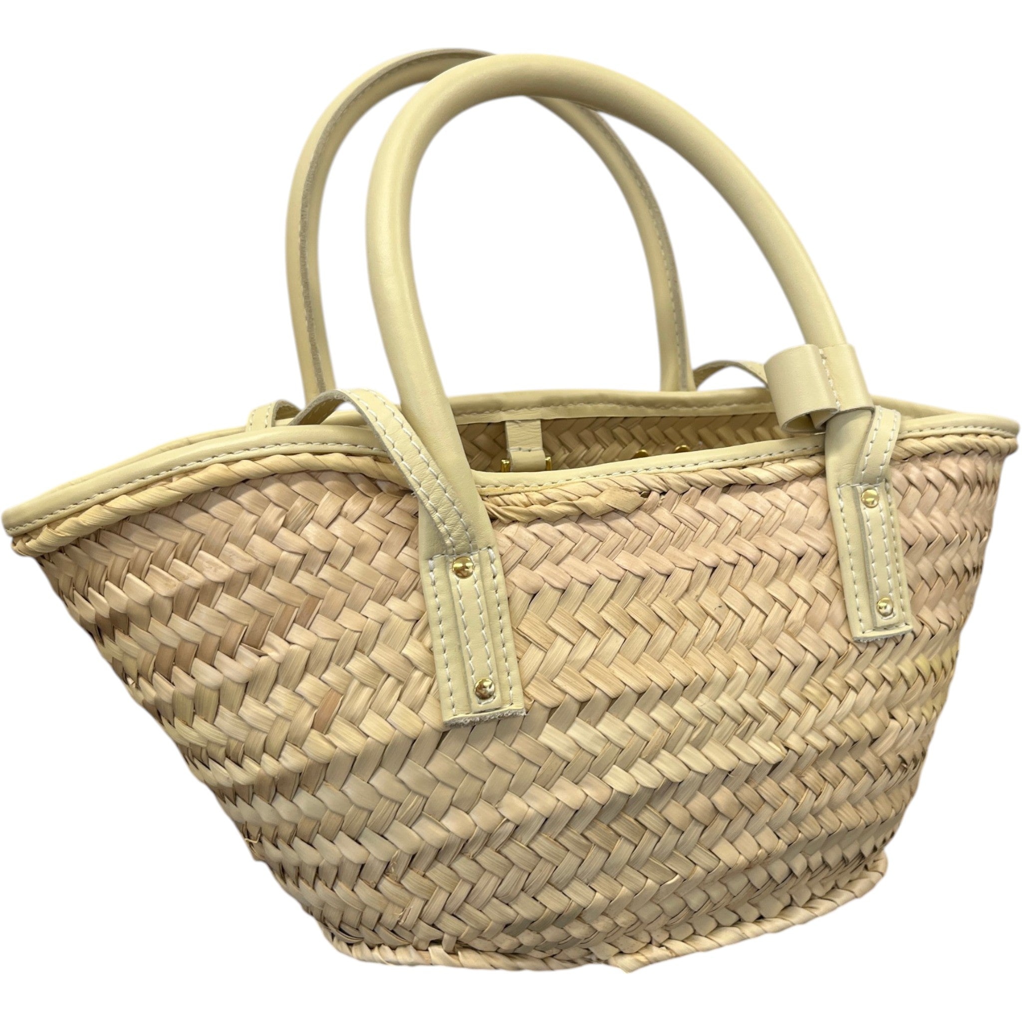 Women's Le Petit Panier Raffia Handbag Beige