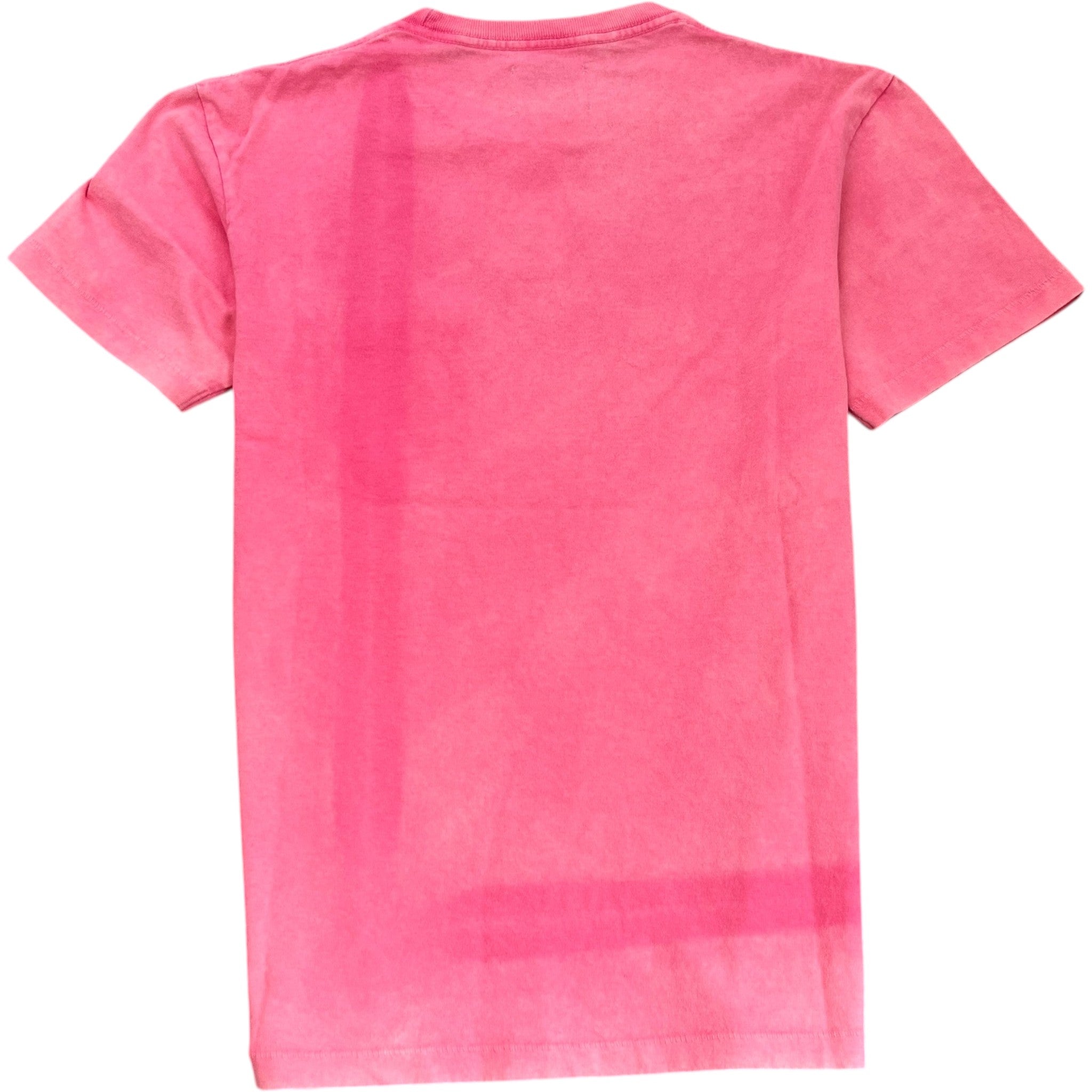 Men's Vintage Logo Painted T-Shirt Pink Size S