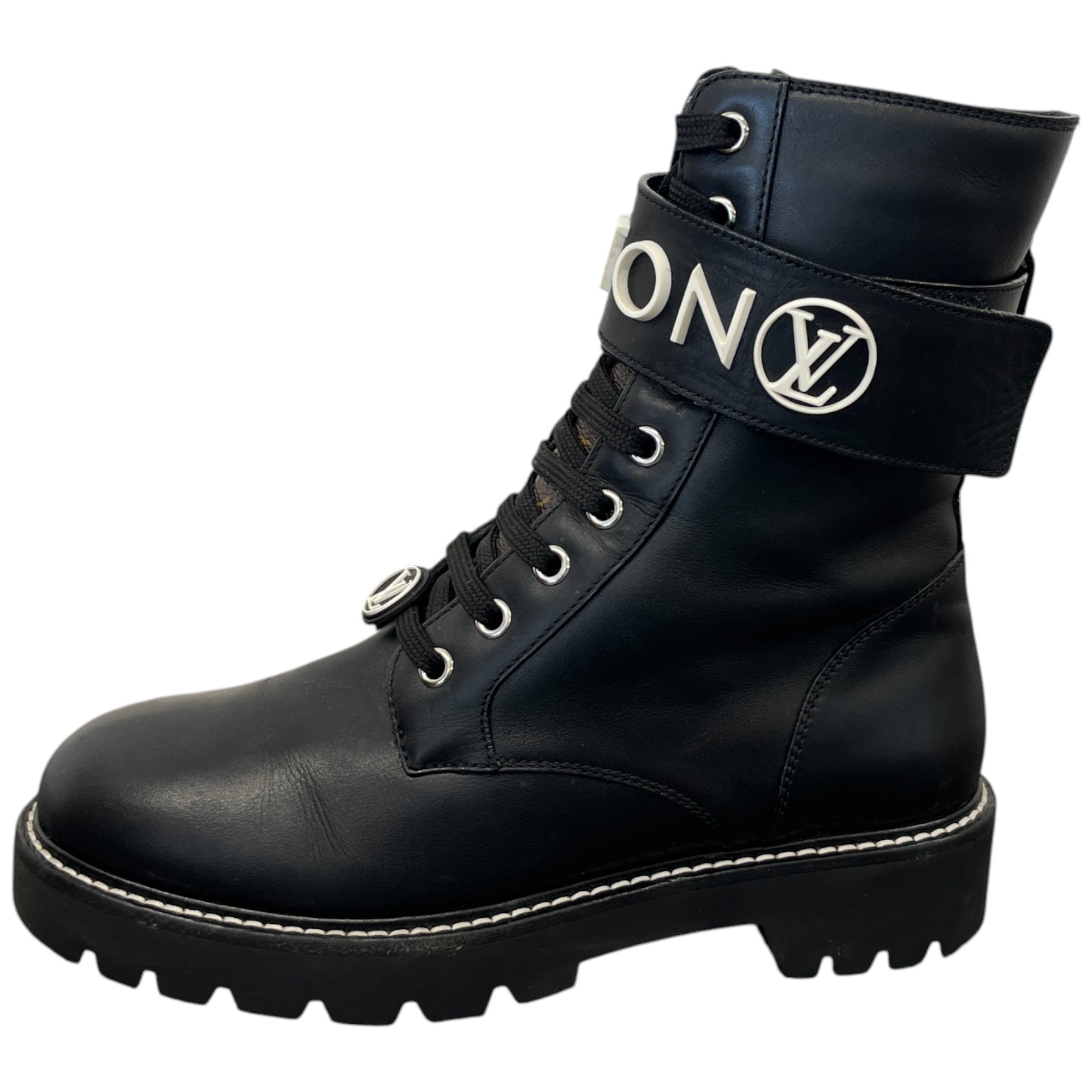 Women's Territory Flat Ranger Boots Black Size EU 37 / UK 4