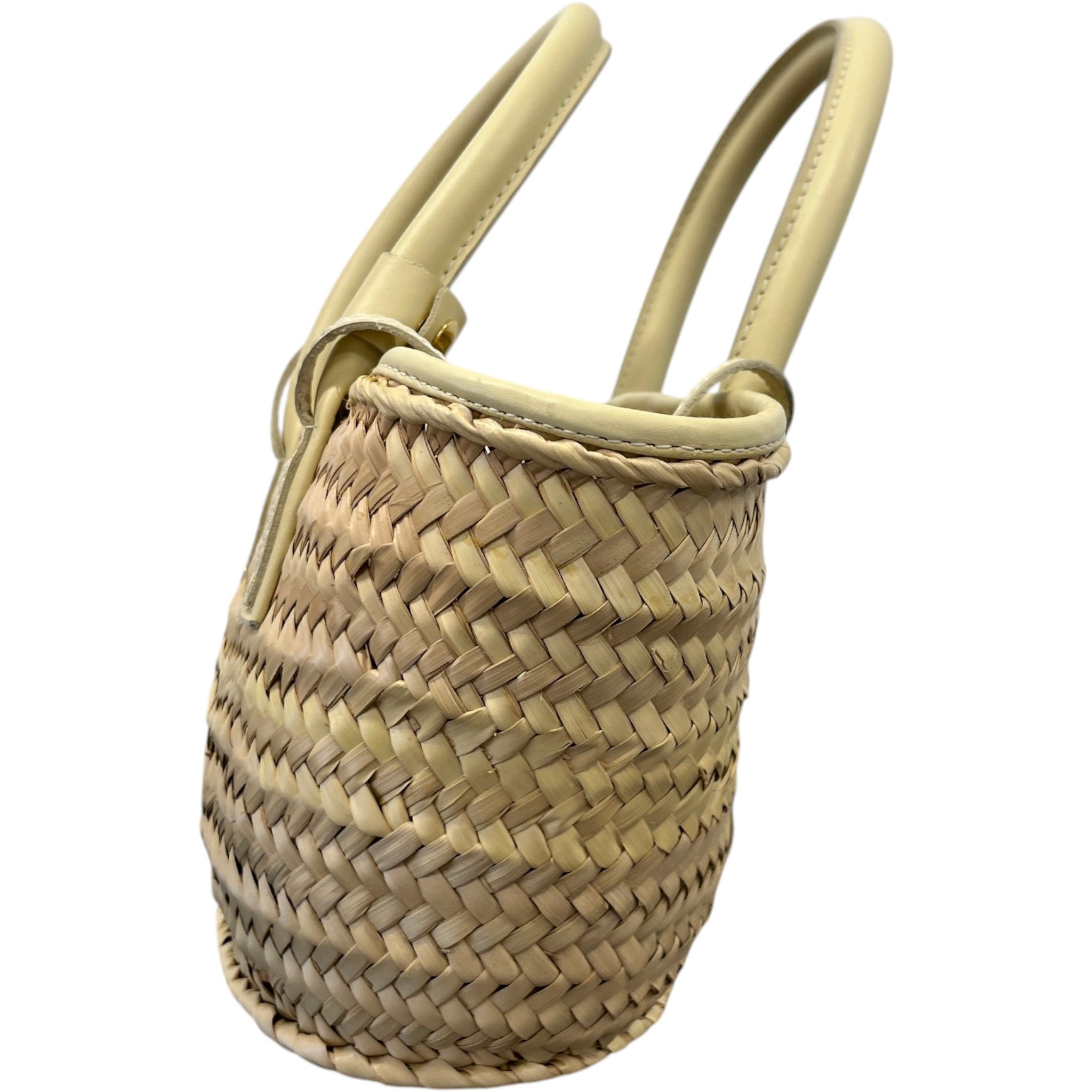 Women's Le Petit Panier Raffia Handbag Beige
